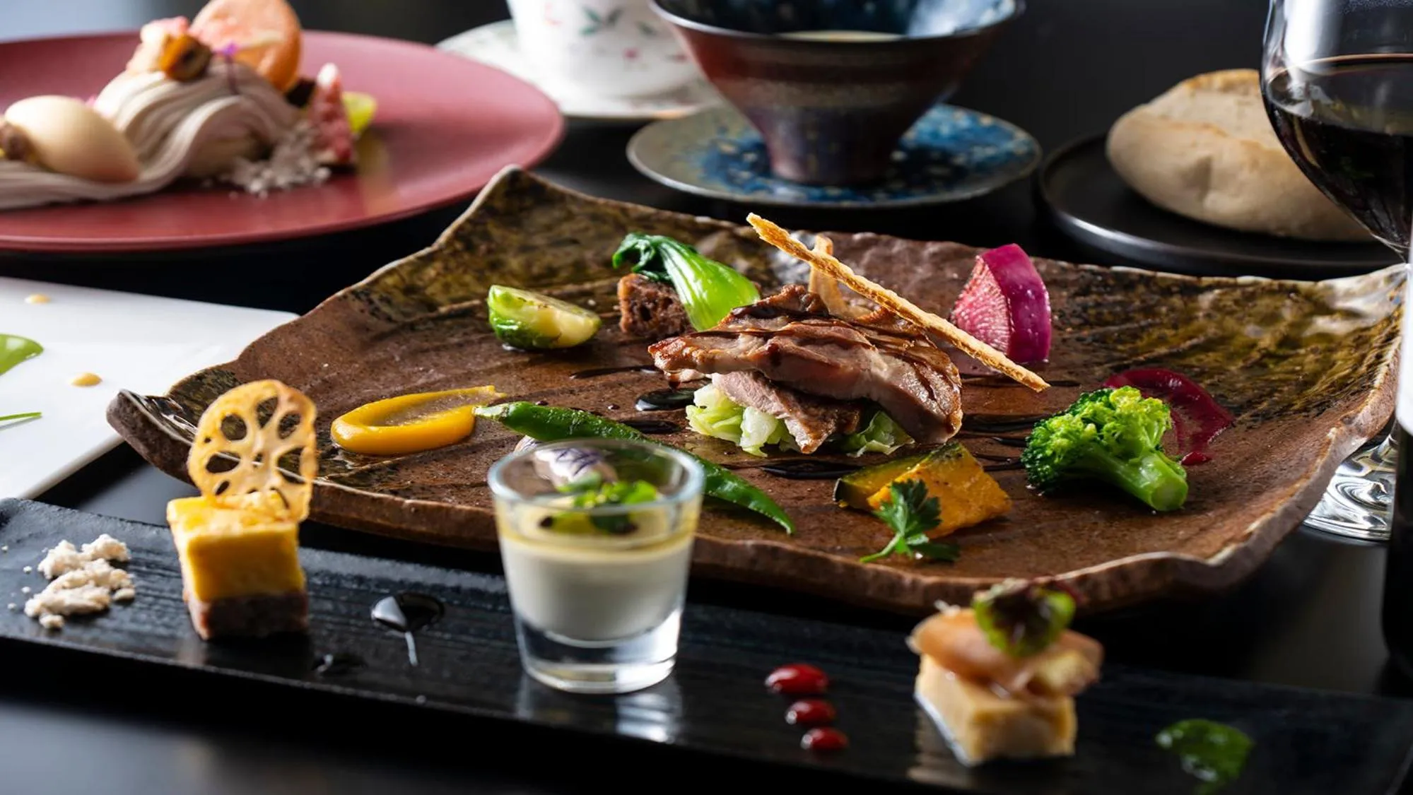 Dinner in Satoyama Auberge & Hot Spring Wellness Spa Sakuragaike Kurgarden