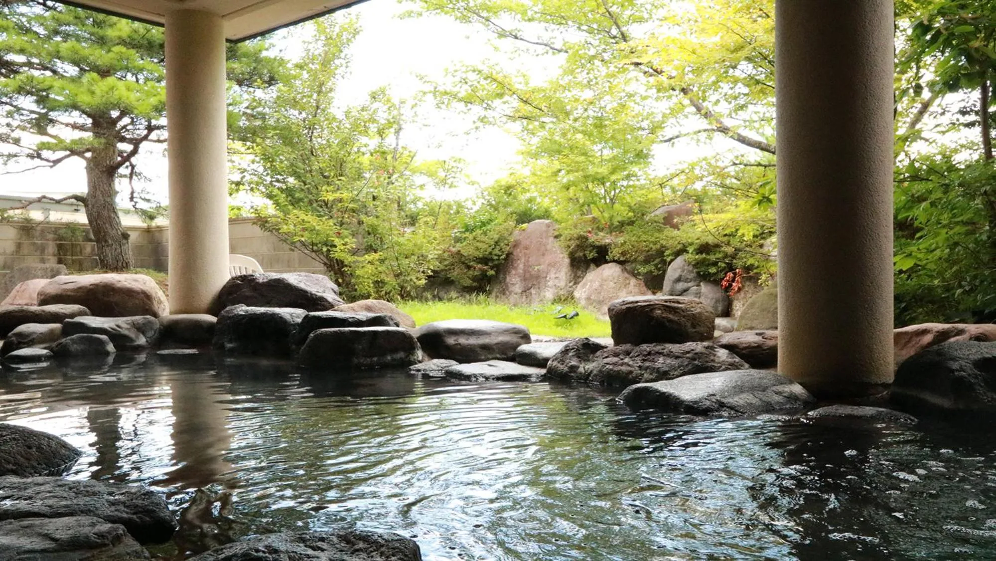 Hot Spring Bath in Satoyama Auberge & Hot Spring Wellness Spa Sakuragaike Kurgarden