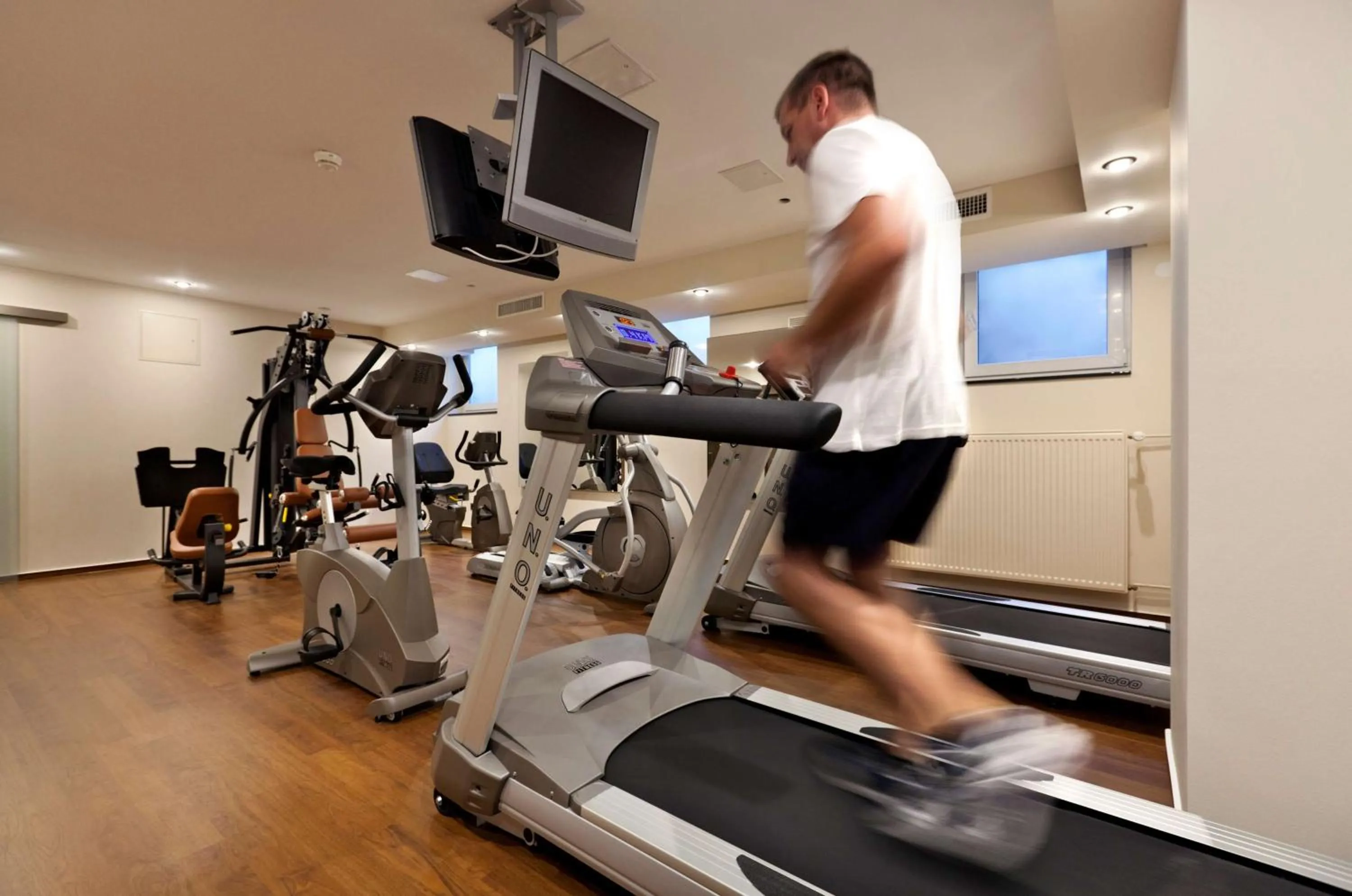 Fitness centre/facilities in Flemings Hotel Frankfurt Main-Riverside
