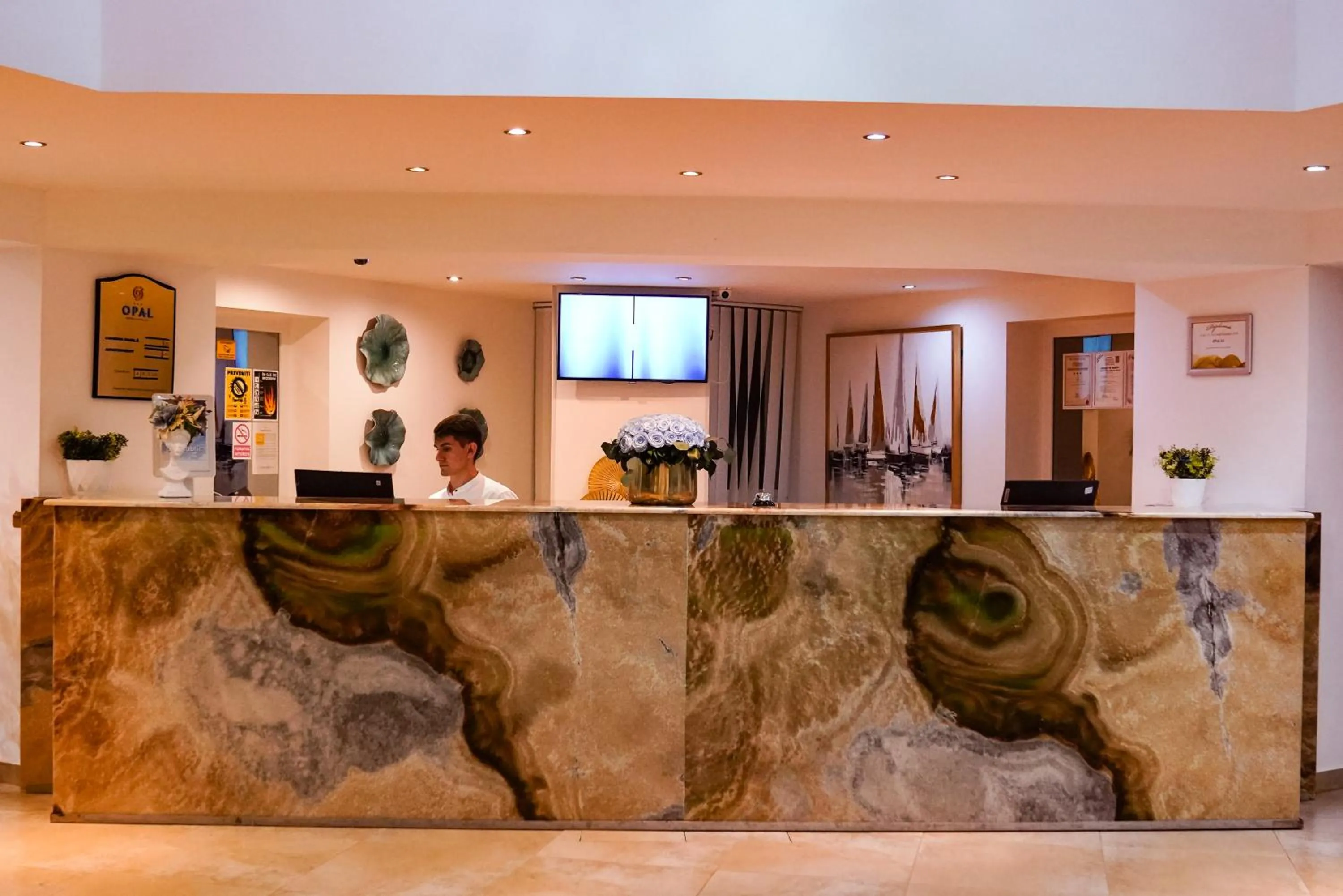 Lobby or reception in Hotel Opal