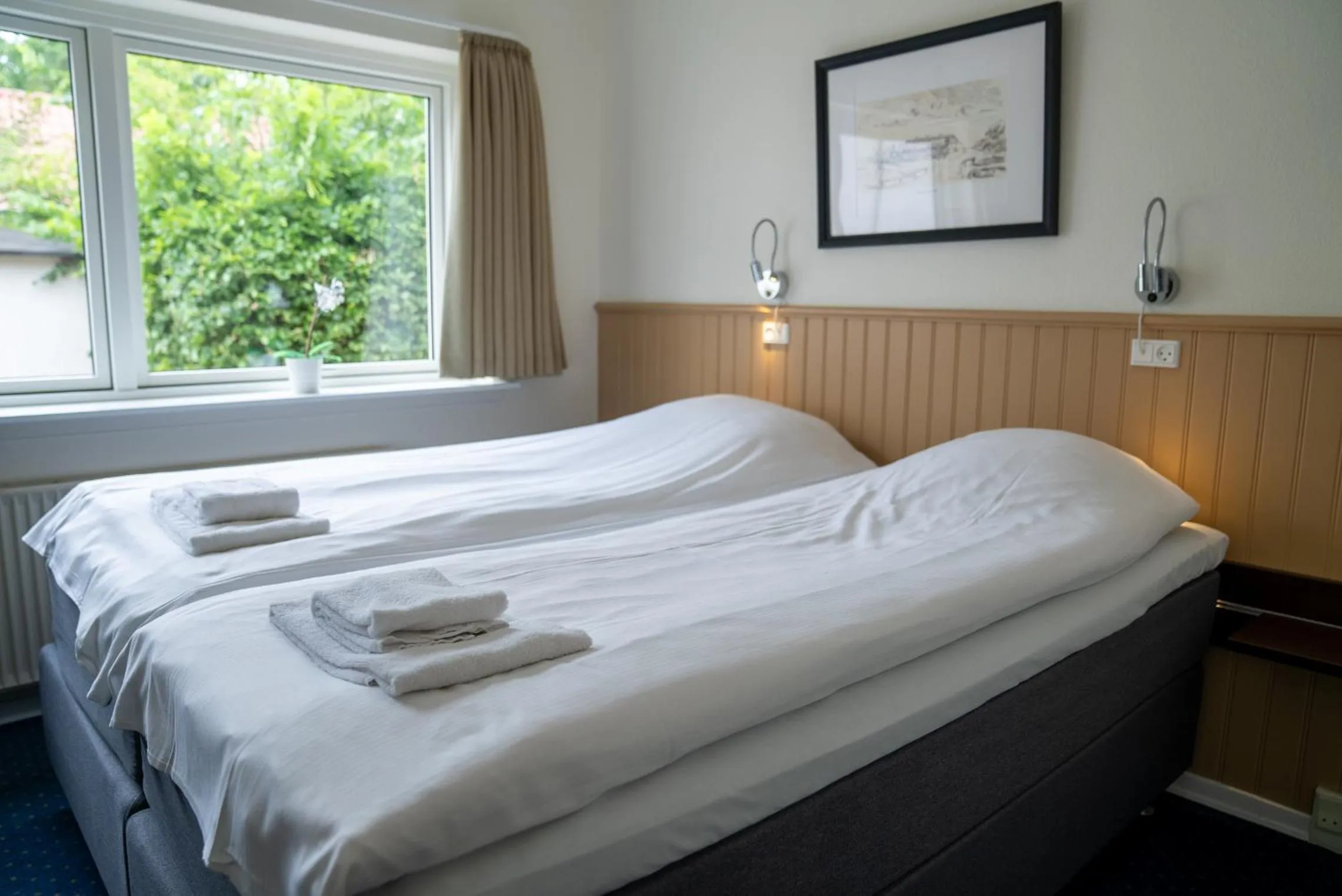 Bed in Hotel Røde-Kro