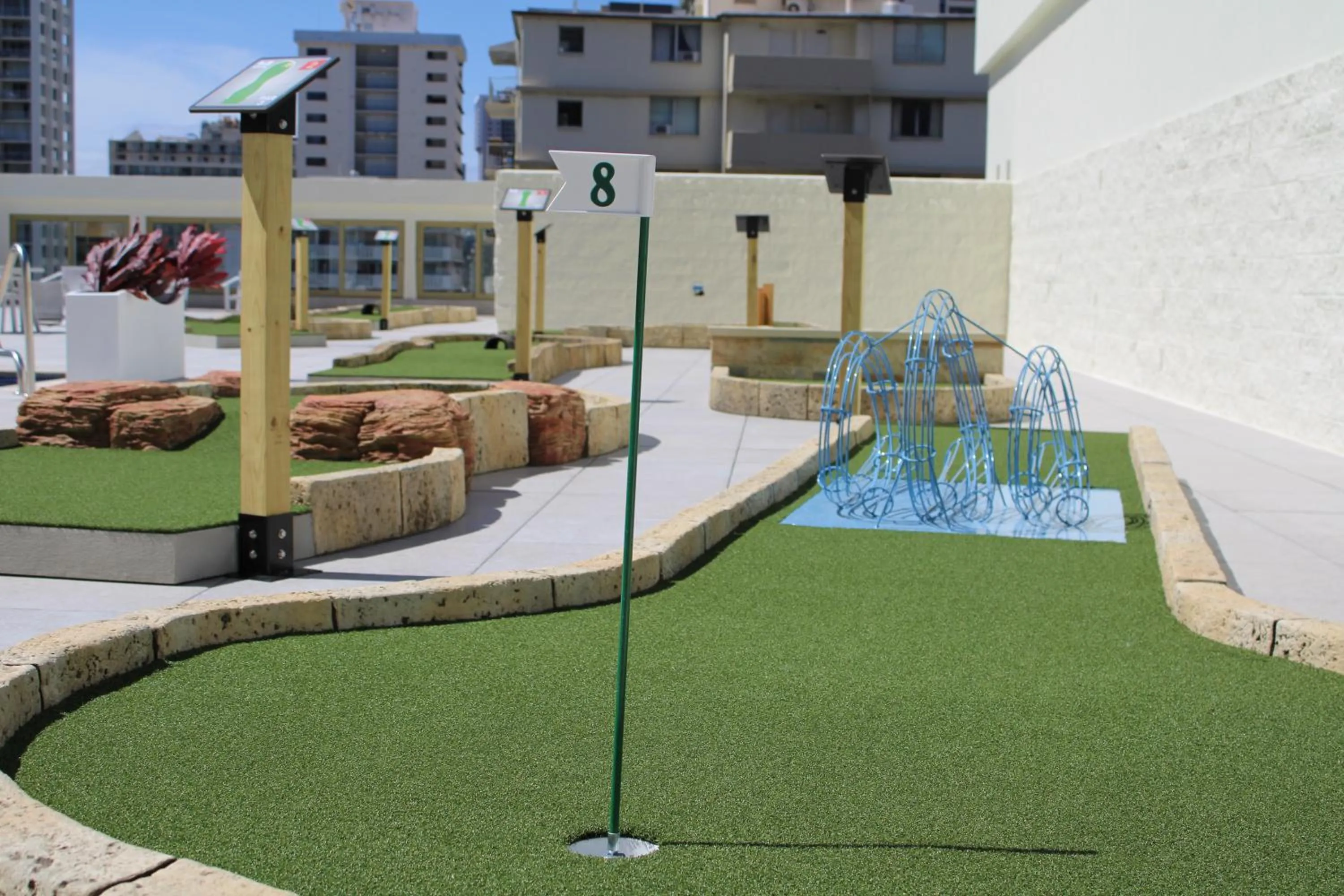 Minigolf in Hilton Waikiki Beach Resort & Spa