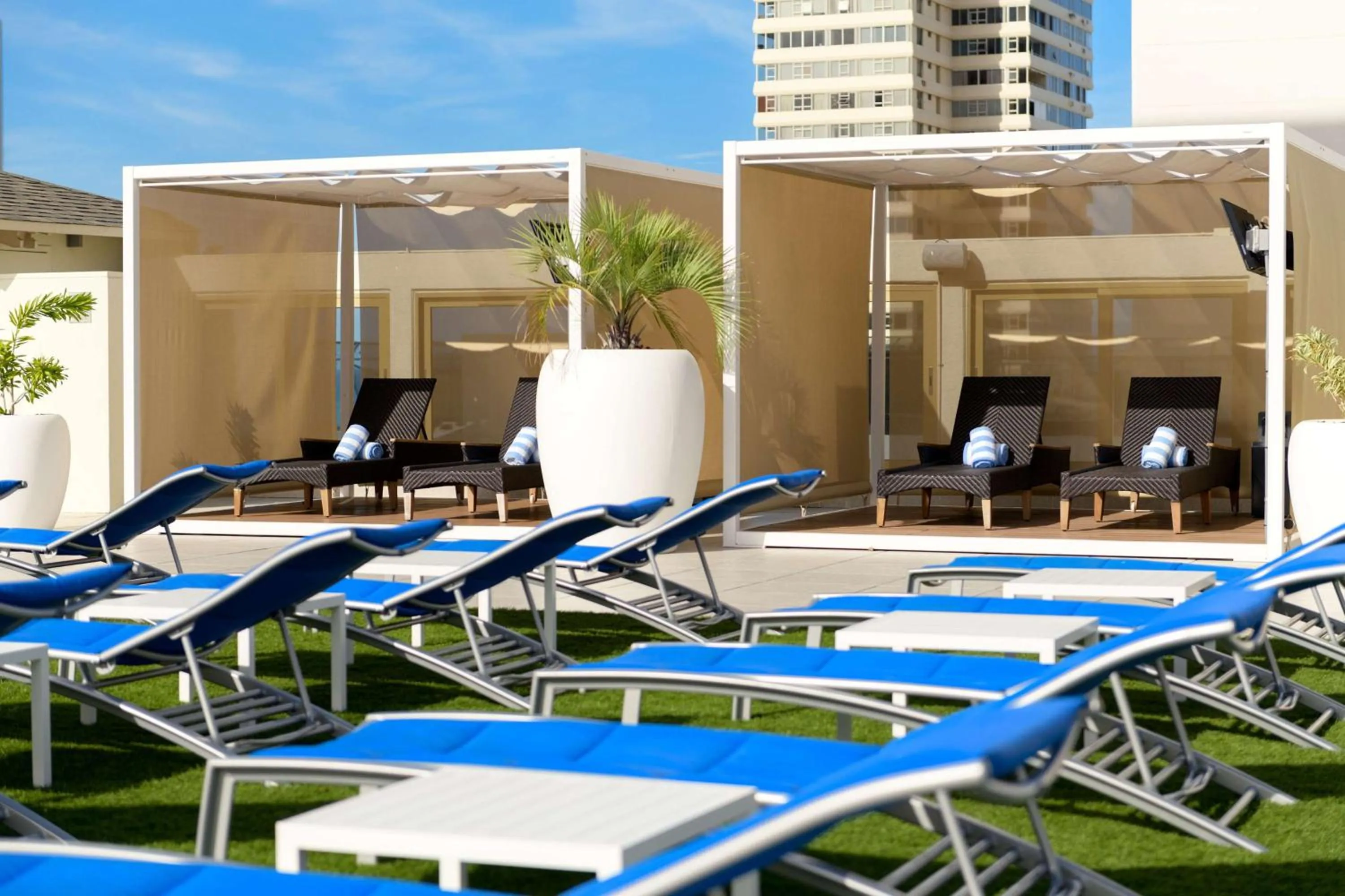 Pool view in Hilton Waikiki Beach Resort & Spa