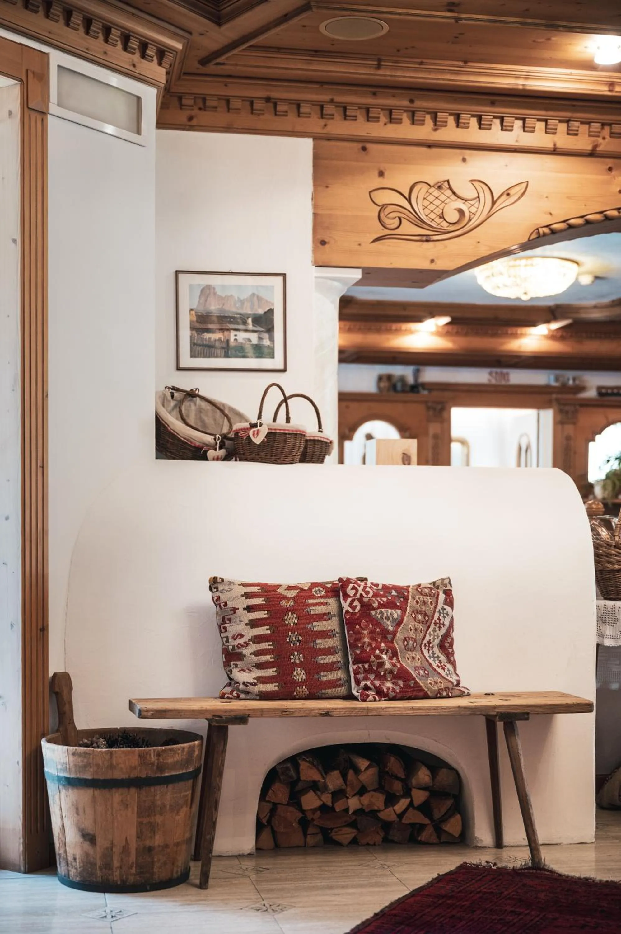 Lobby or reception in Hotel Chalet Corso