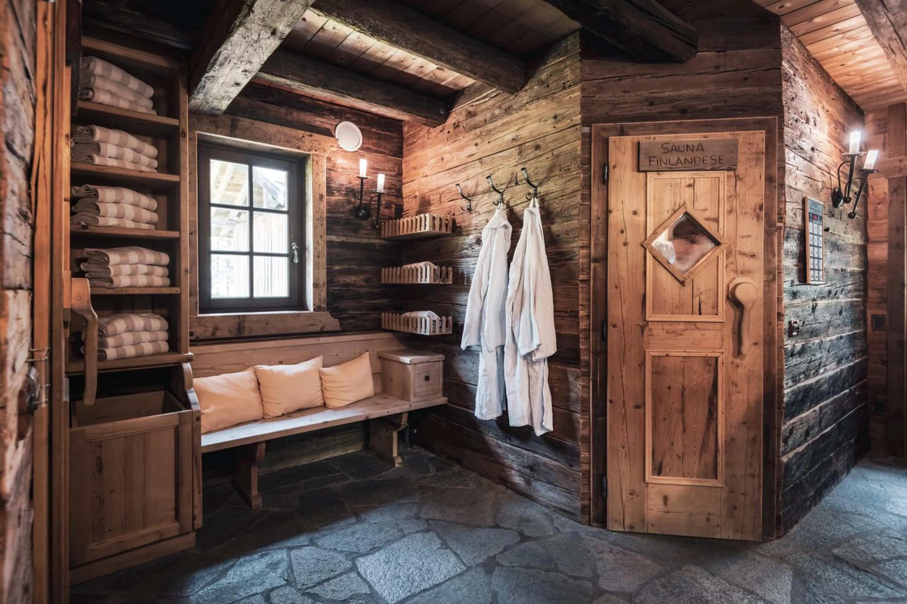 Sauna in Hotel Chalet Corso