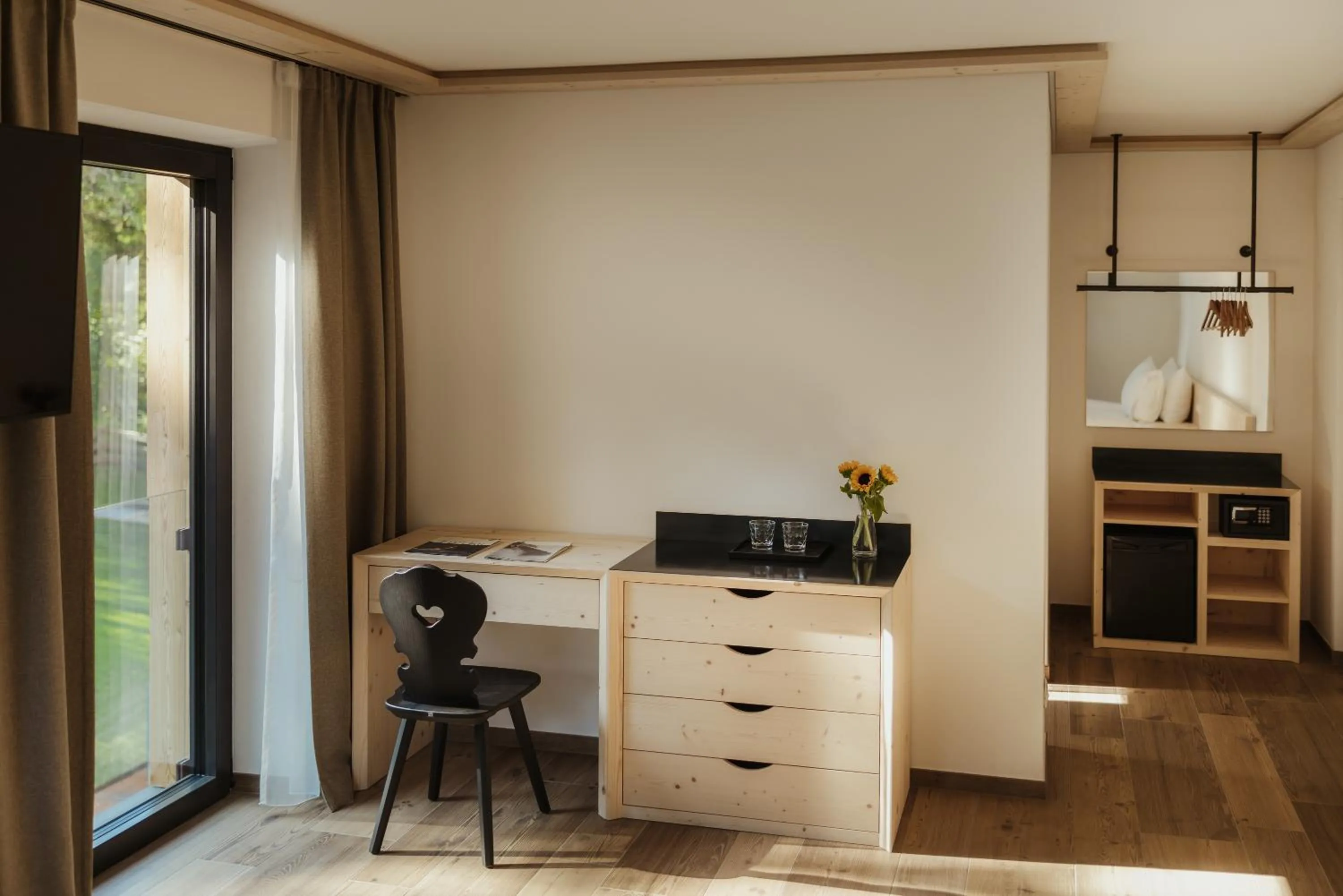 Seating area in Hotel Chalet Corso