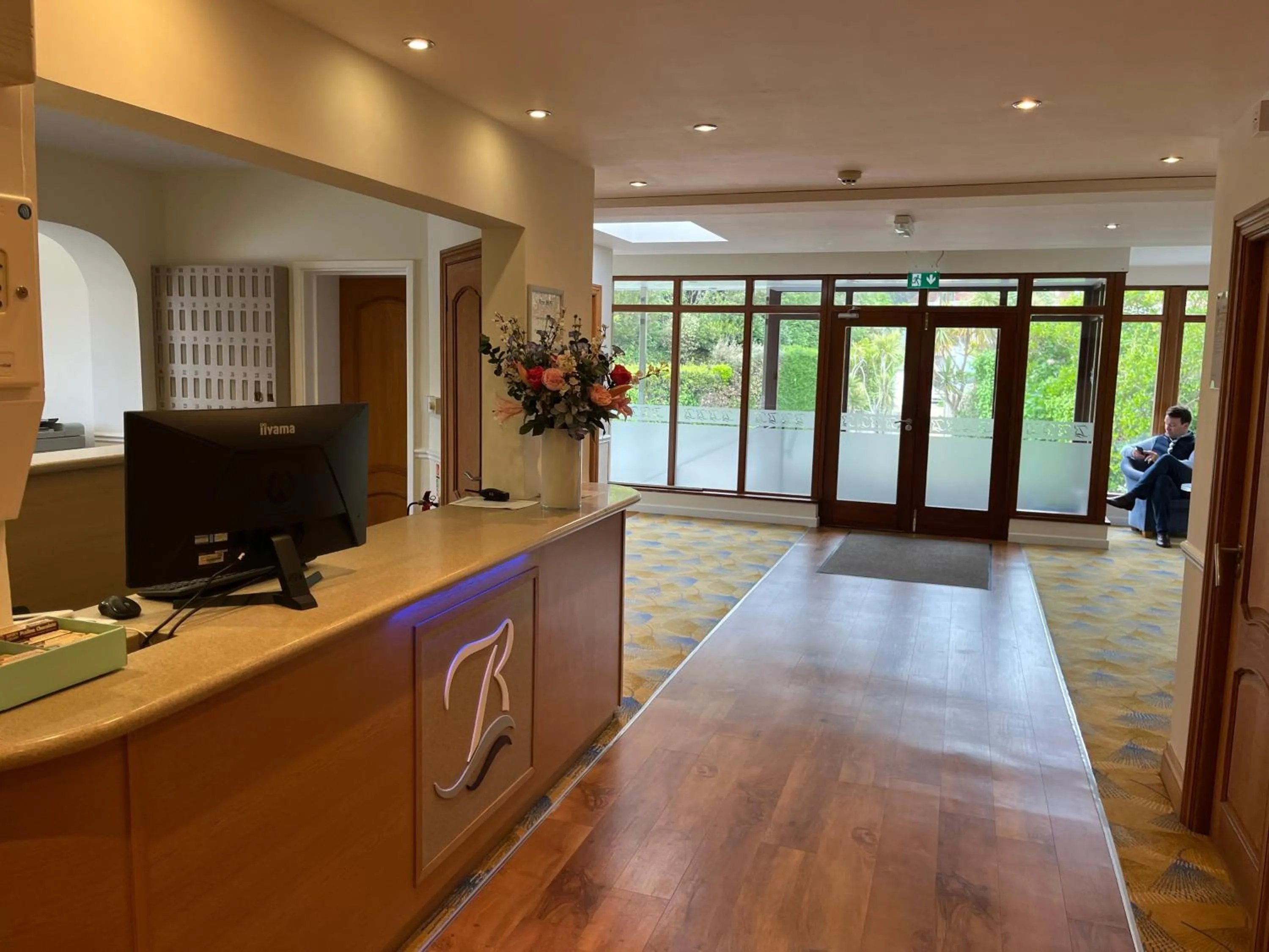 Lobby or reception in Biarritz Hotel