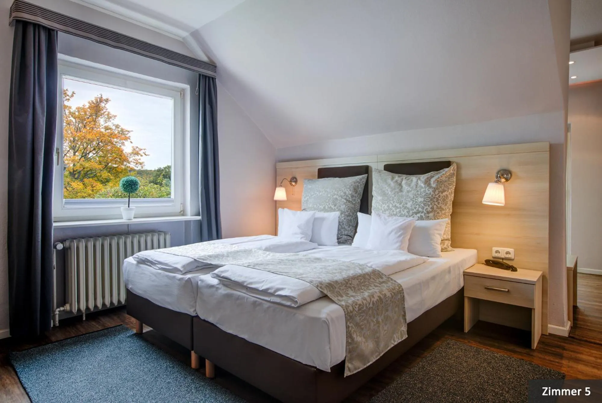 Bed in Hotel See-Villa