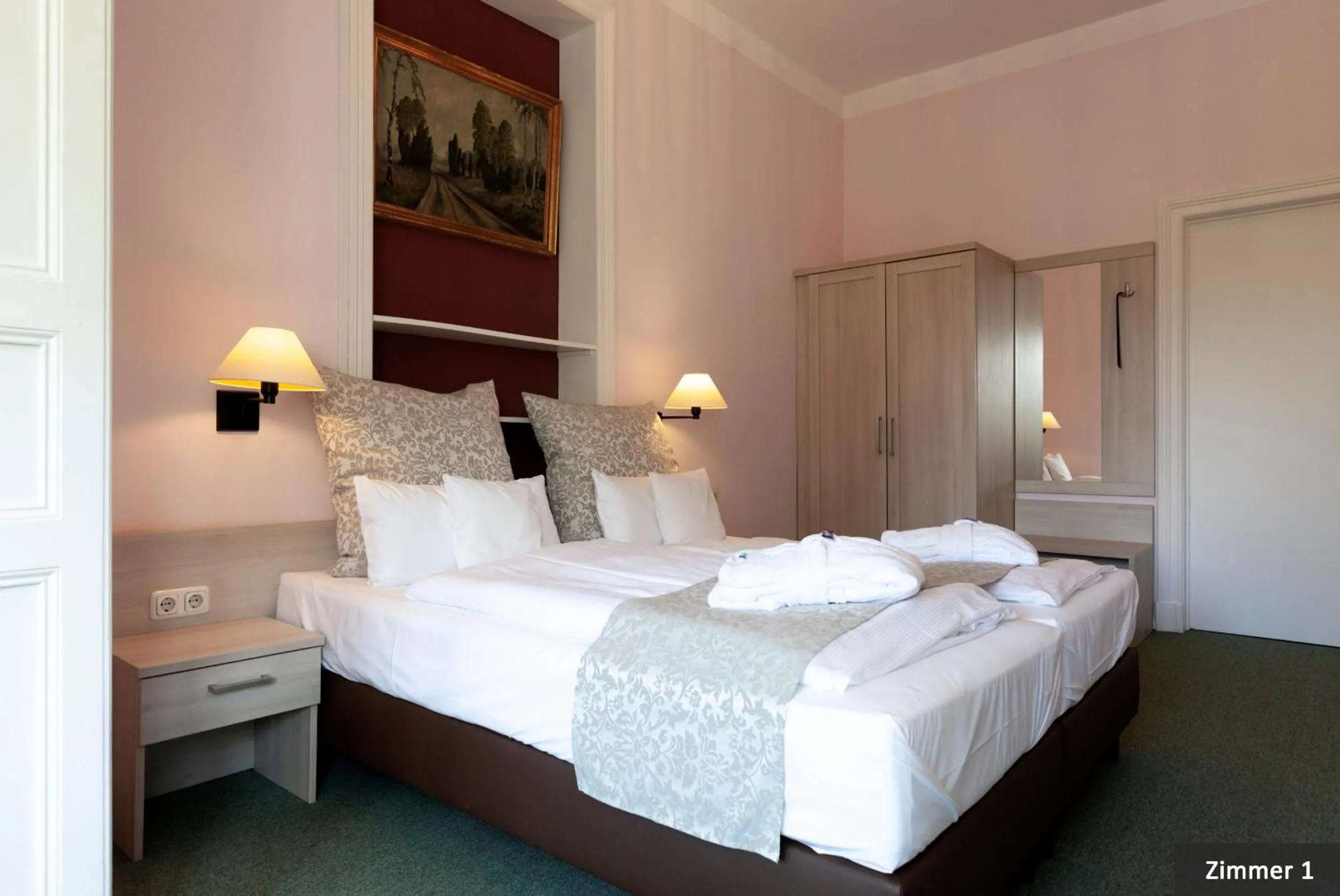 Bed in Hotel See-Villa