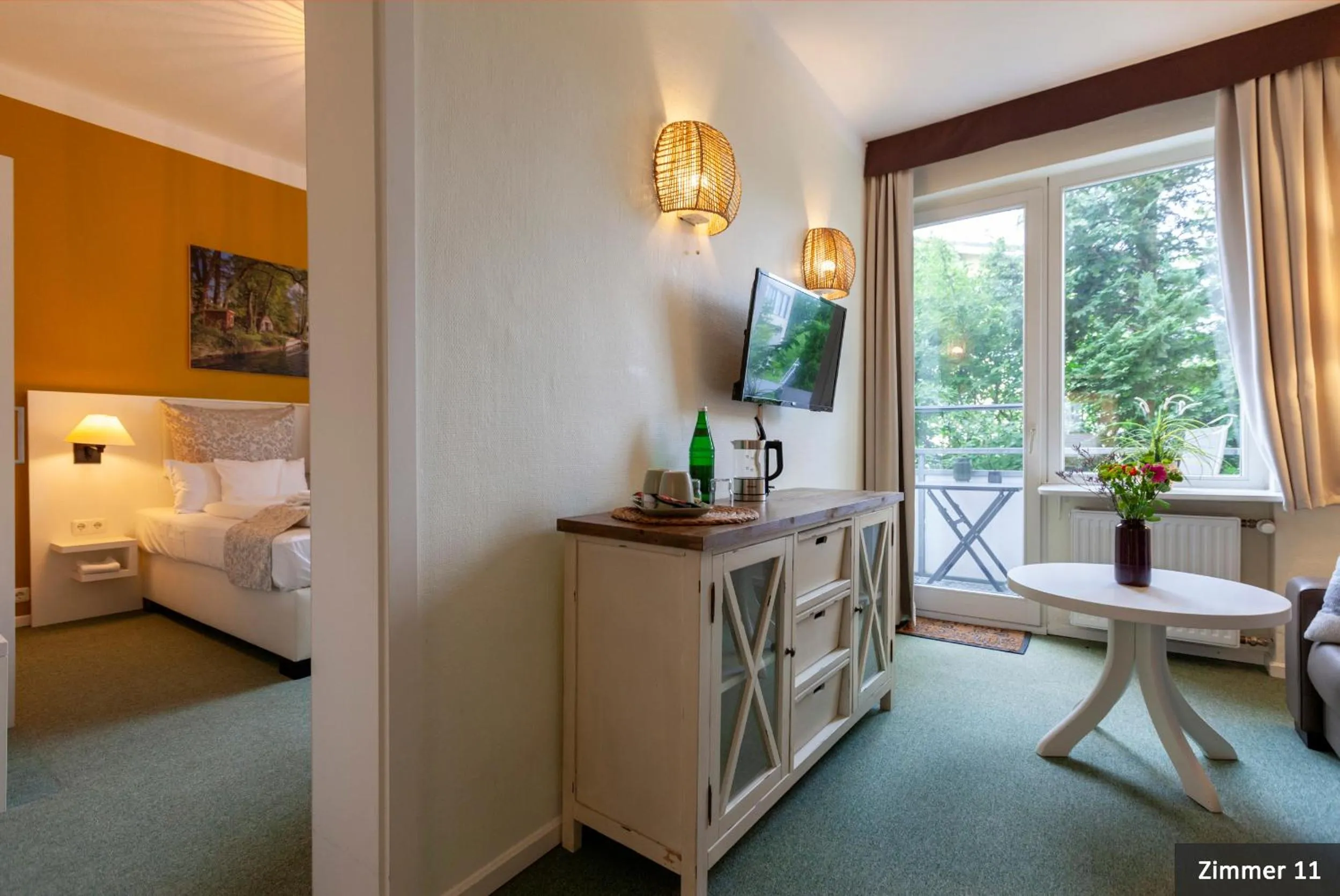 TV and multimedia, Bed in Hotel See-Villa