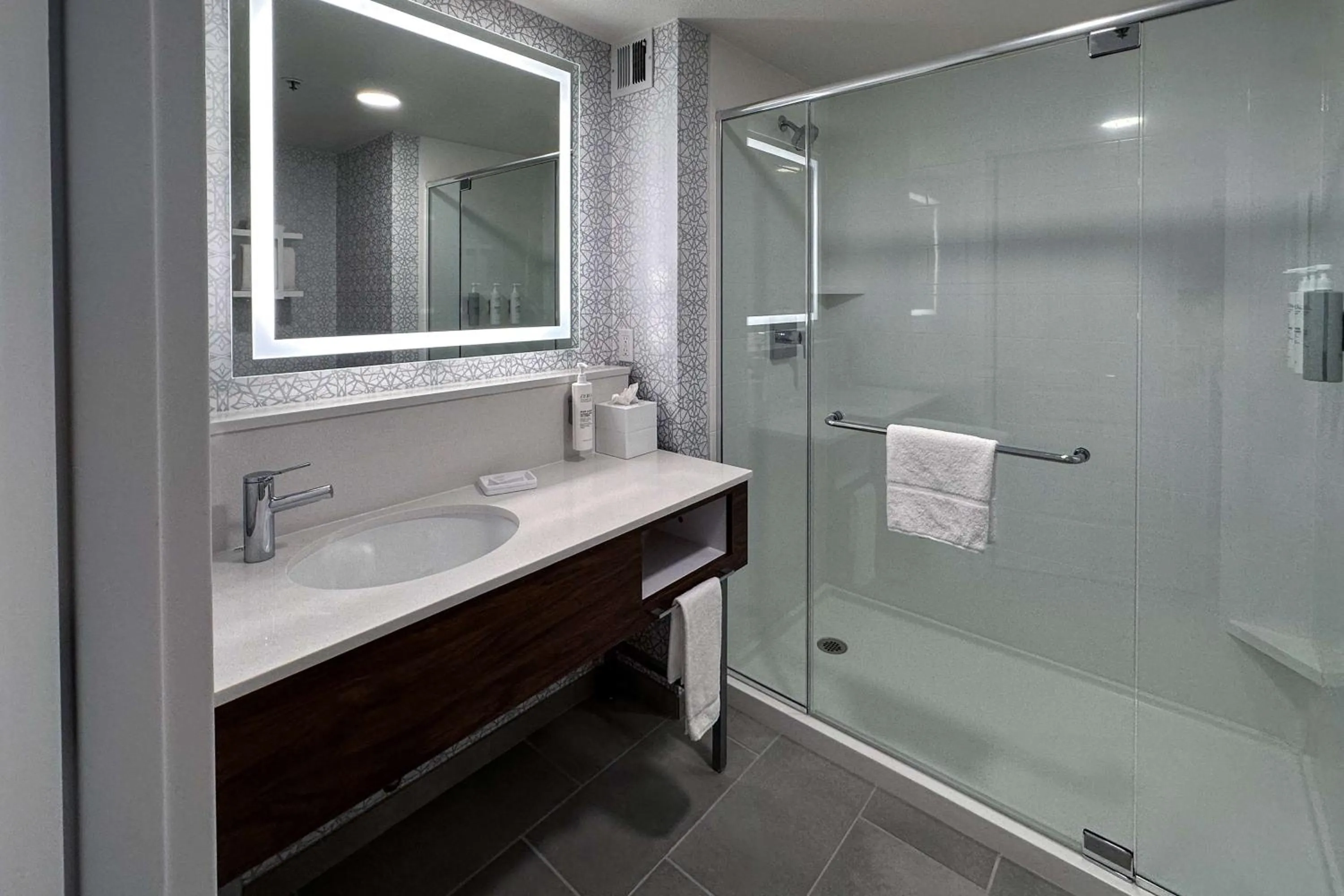 Bathroom in Hampton Inn Fremont