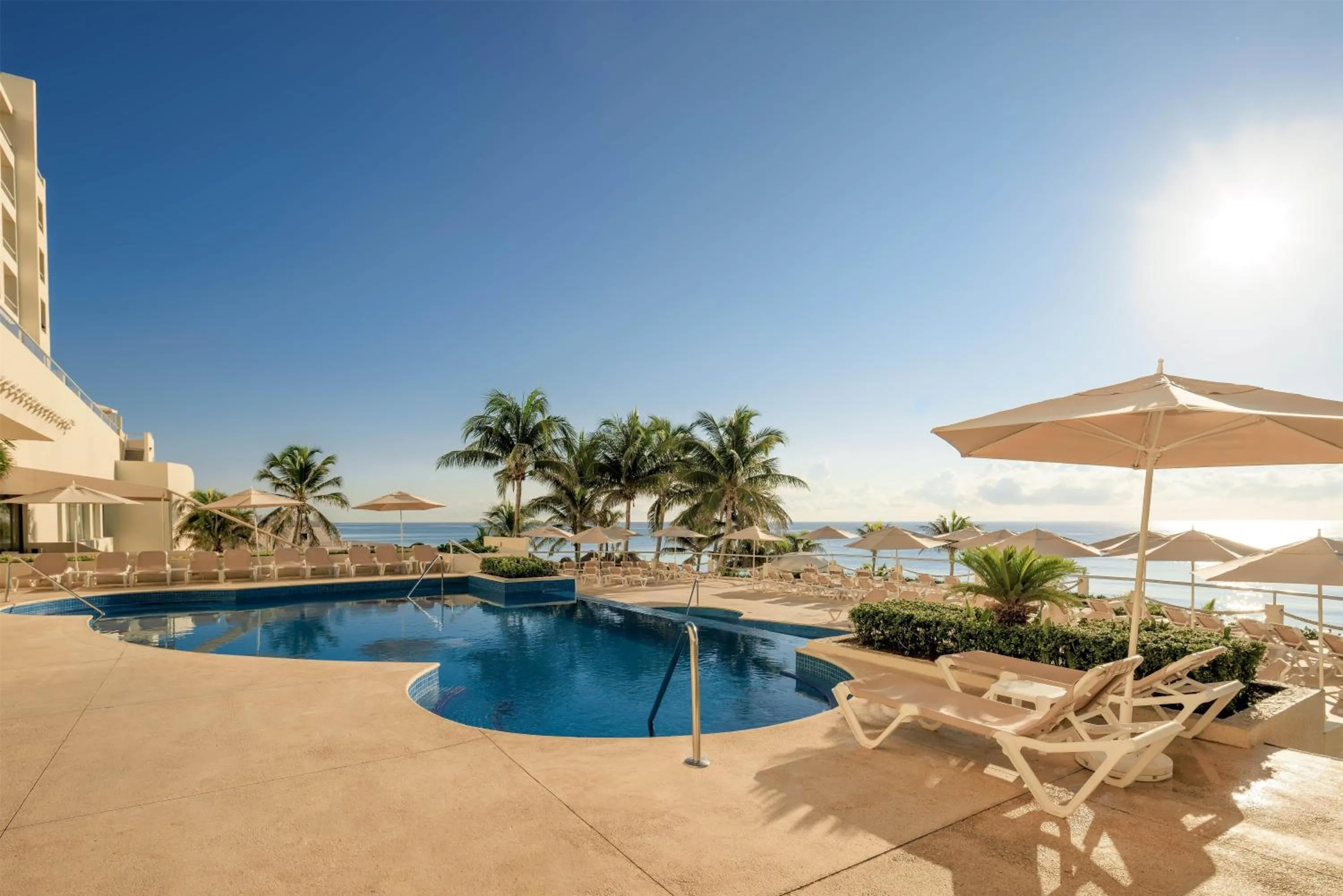 Pool view in Occidental Tucancún - All Inclusive