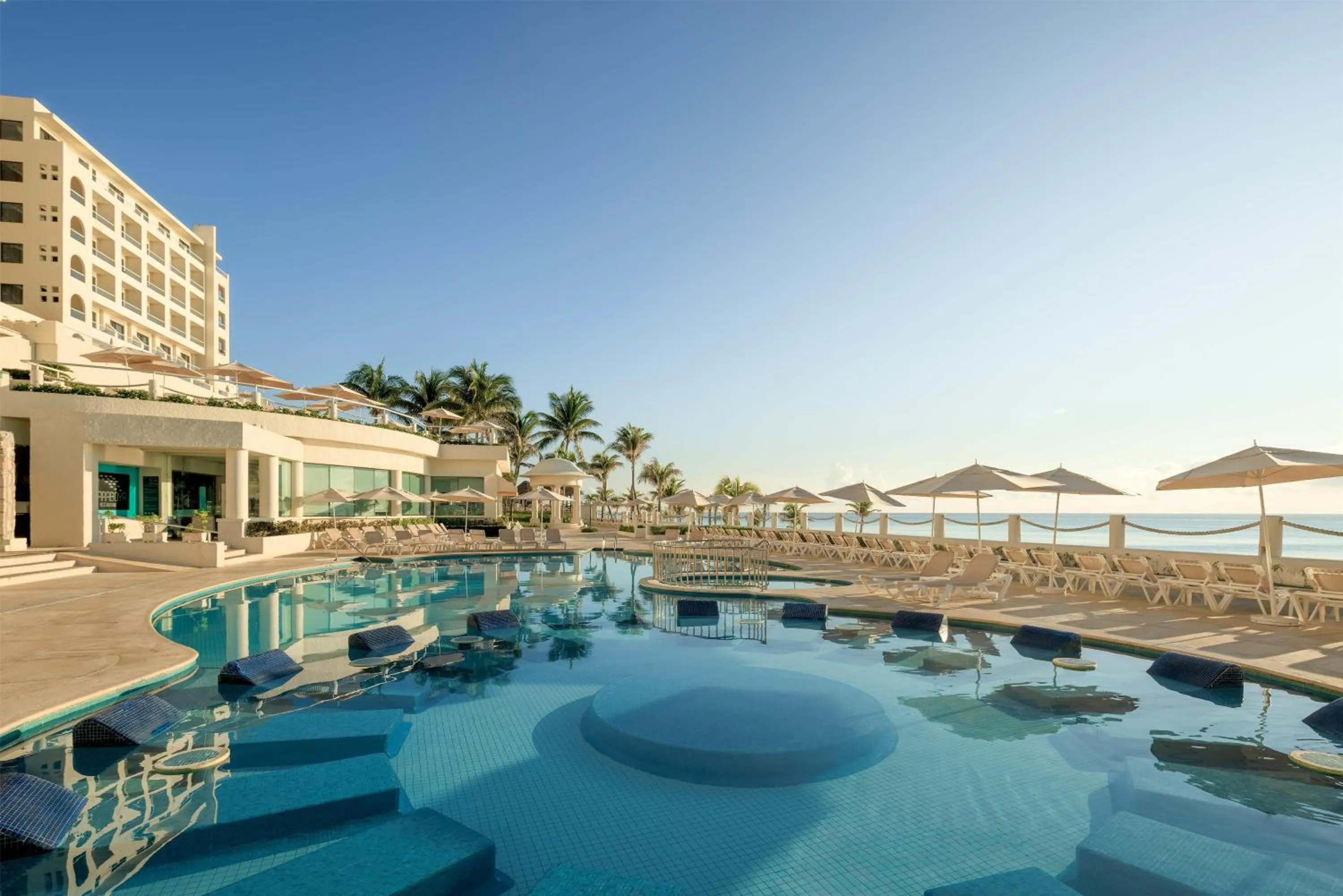 Pool view in Occidental Tucancún - All Inclusive