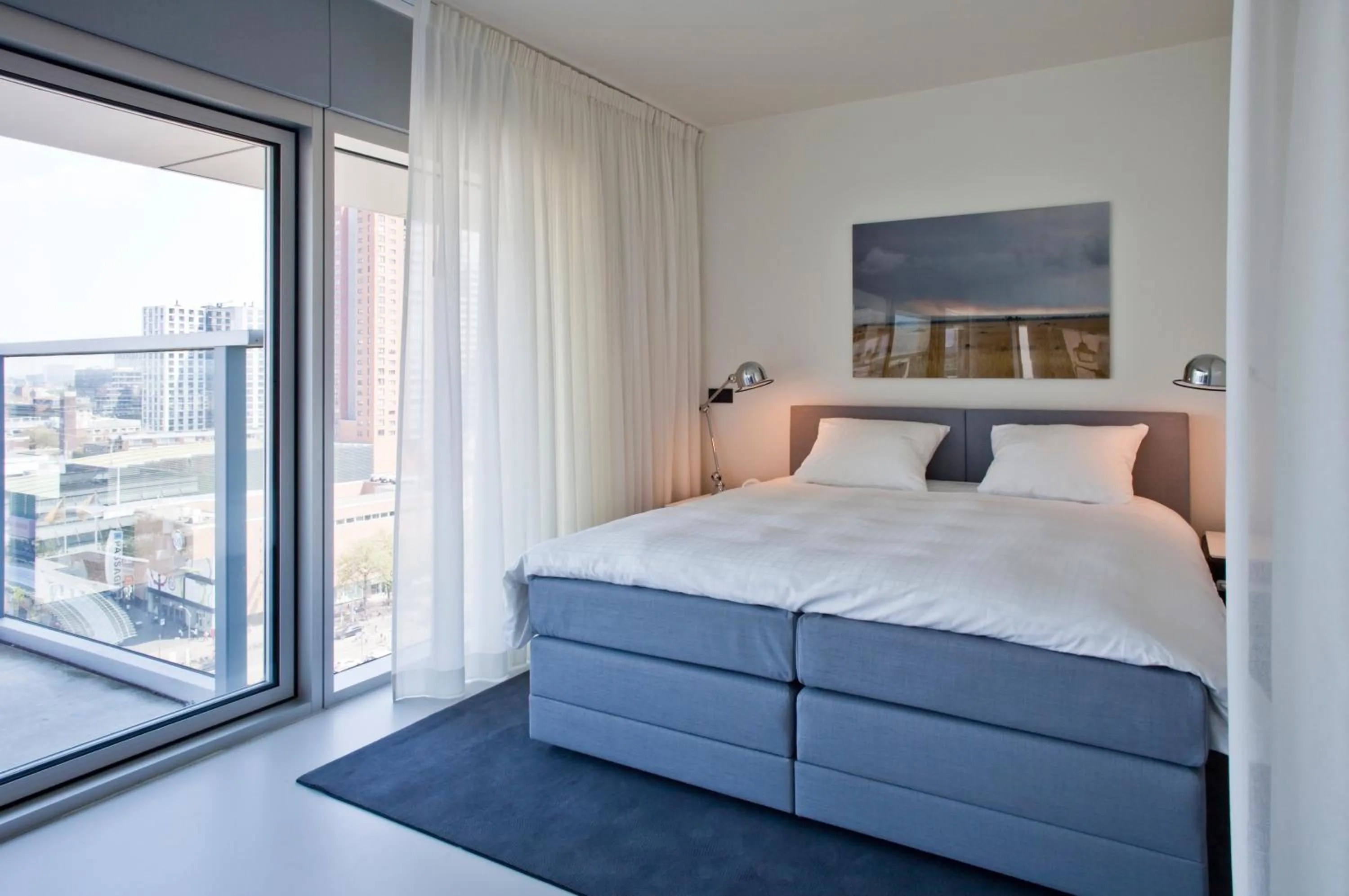 Bed in Urban Residences Rotterdam