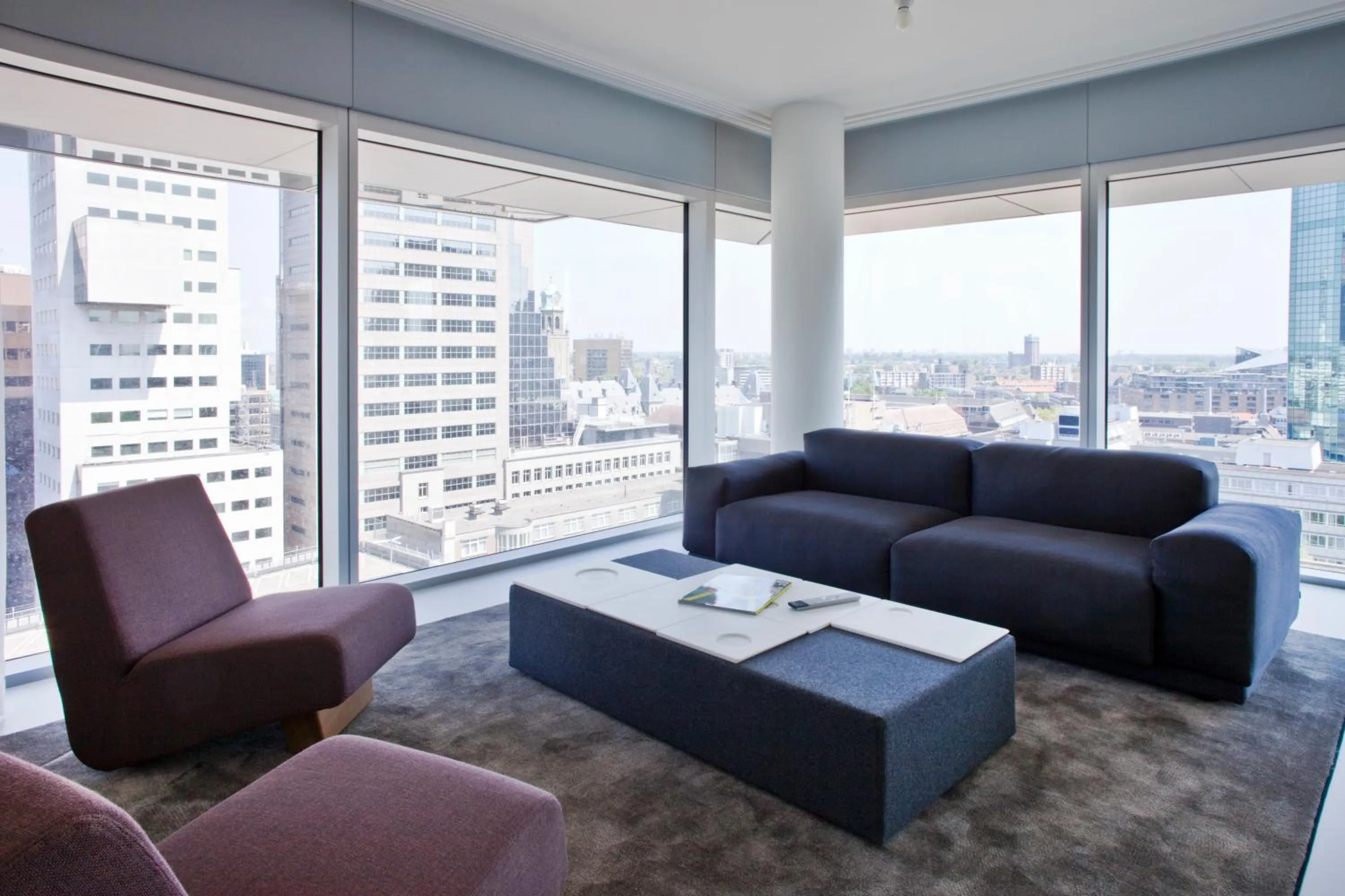 Living room in Urban Residences Rotterdam