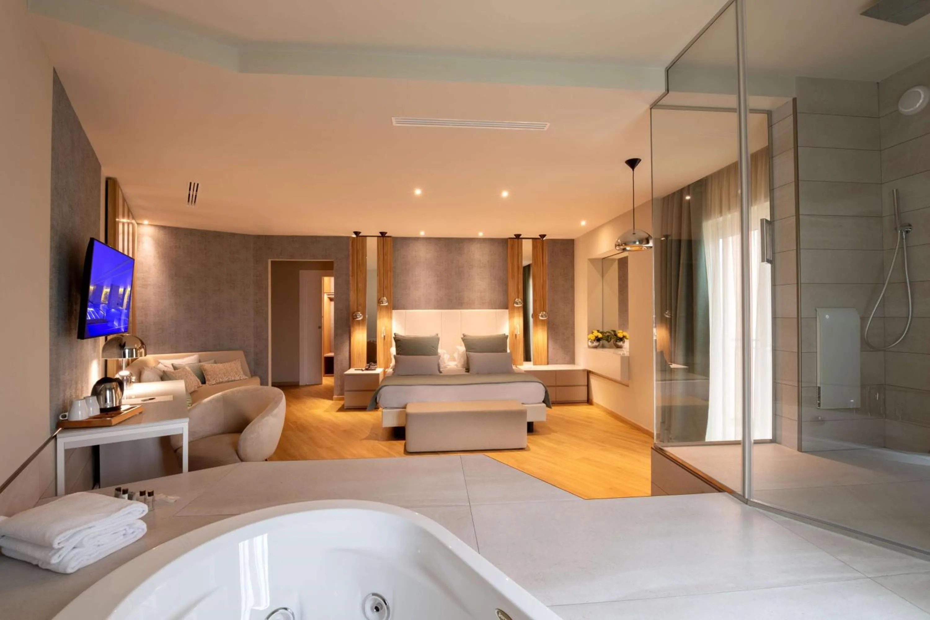 Bathroom, Bed in San Severino Park Hotel & SPA, BW Signature Collection
