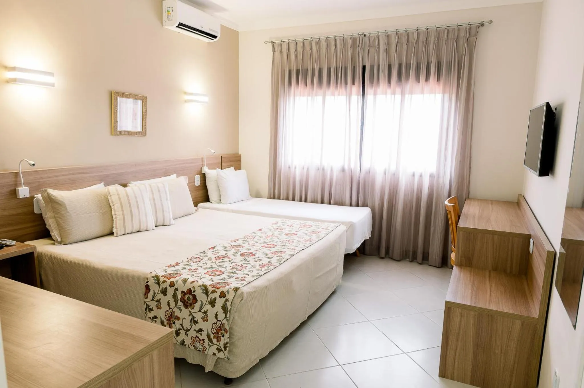 Bed in Guararema Parque Hotel