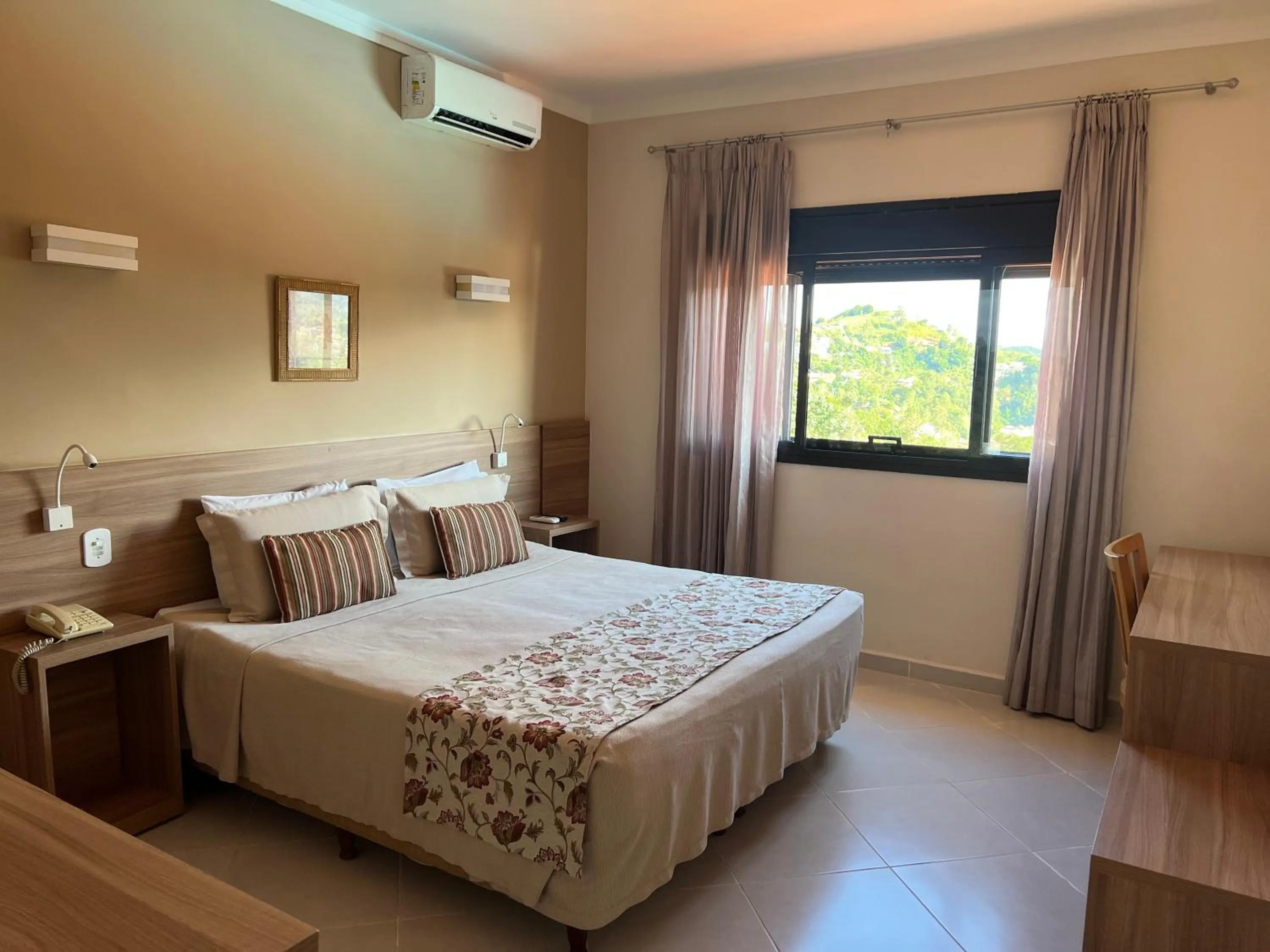 Bed in Guararema Parque Hotel