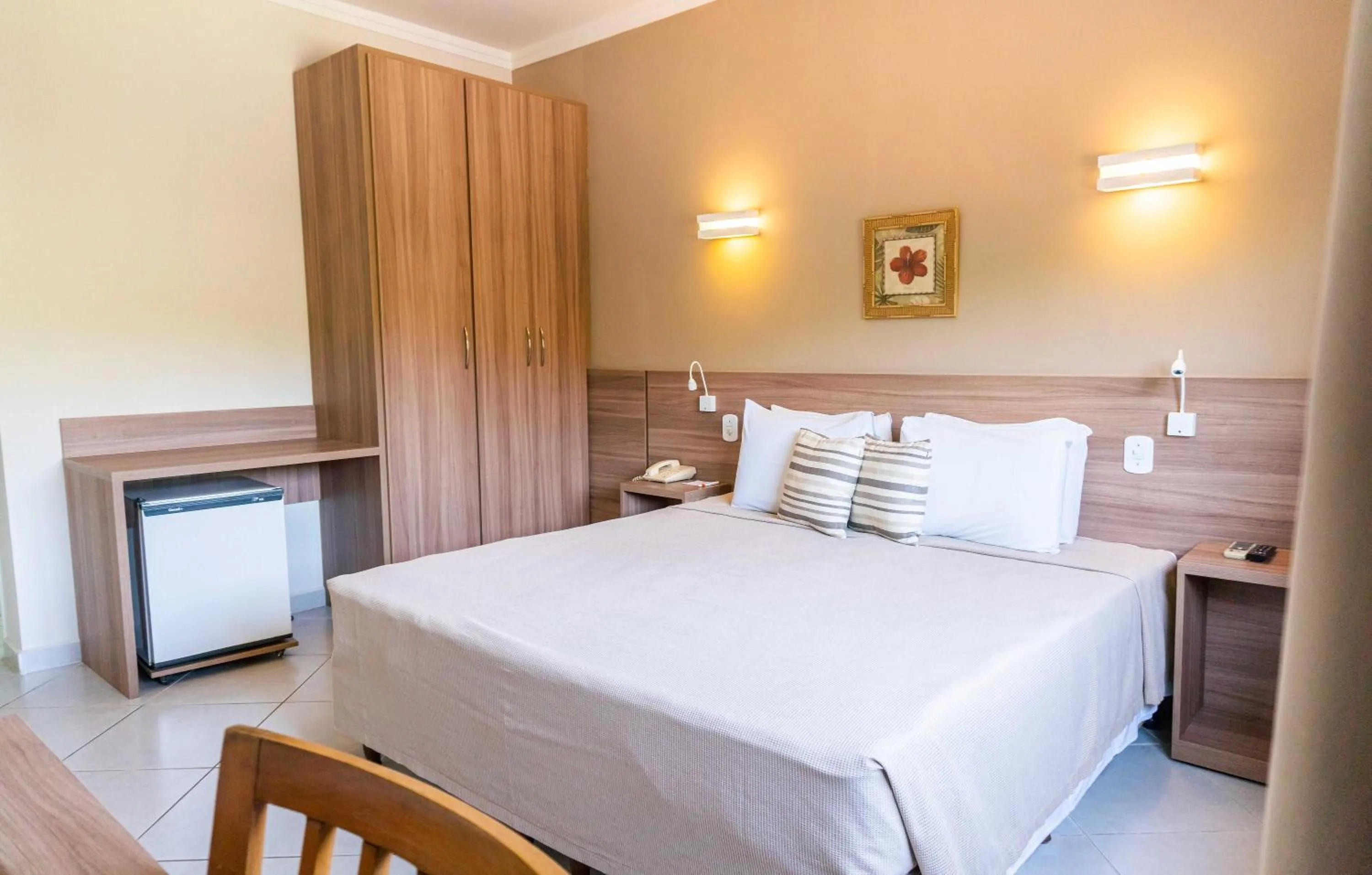 Bed in Guararema Parque Hotel