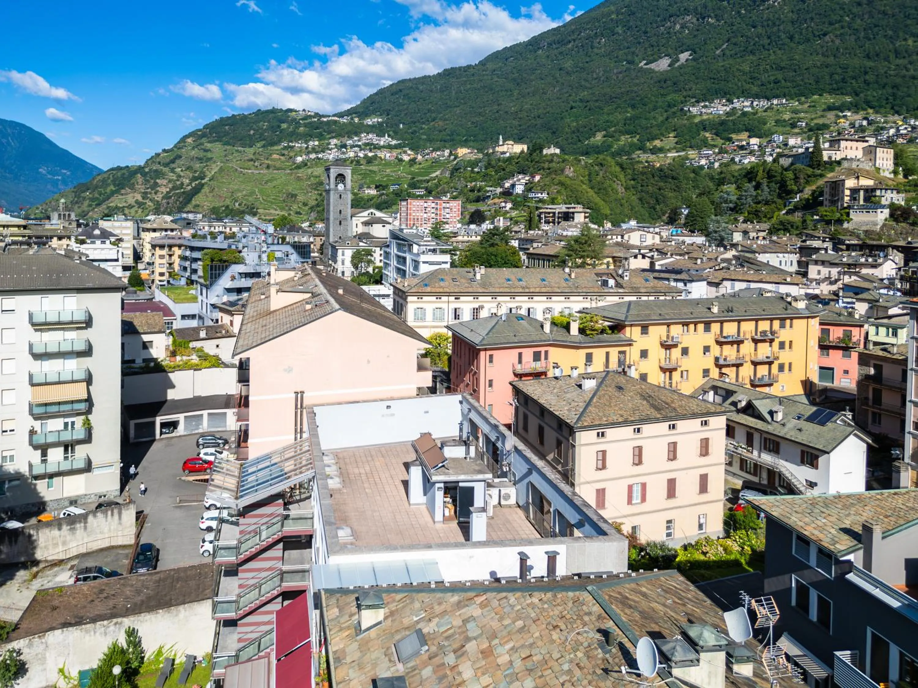 Bird's eye view in Piazzi House