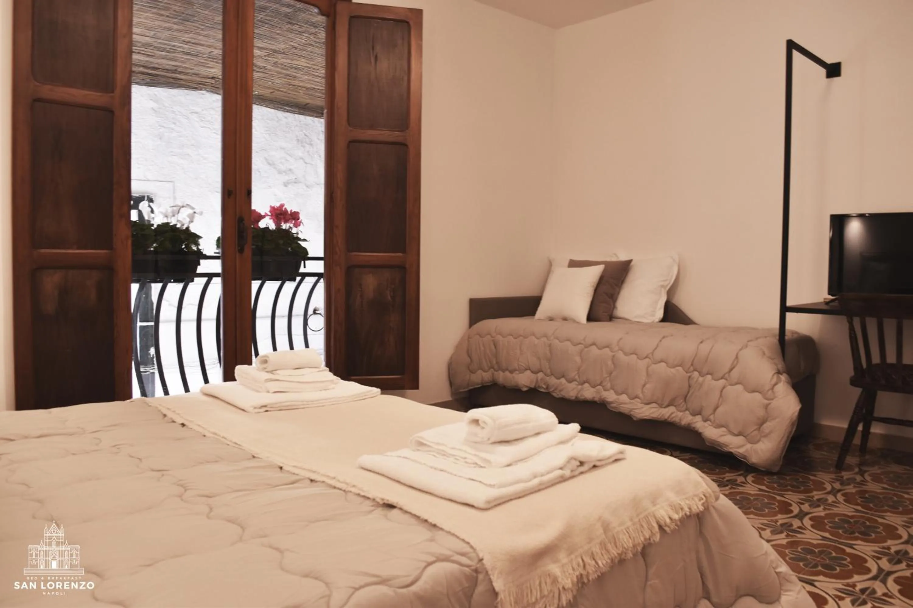 Bed in San Lorenzo's home