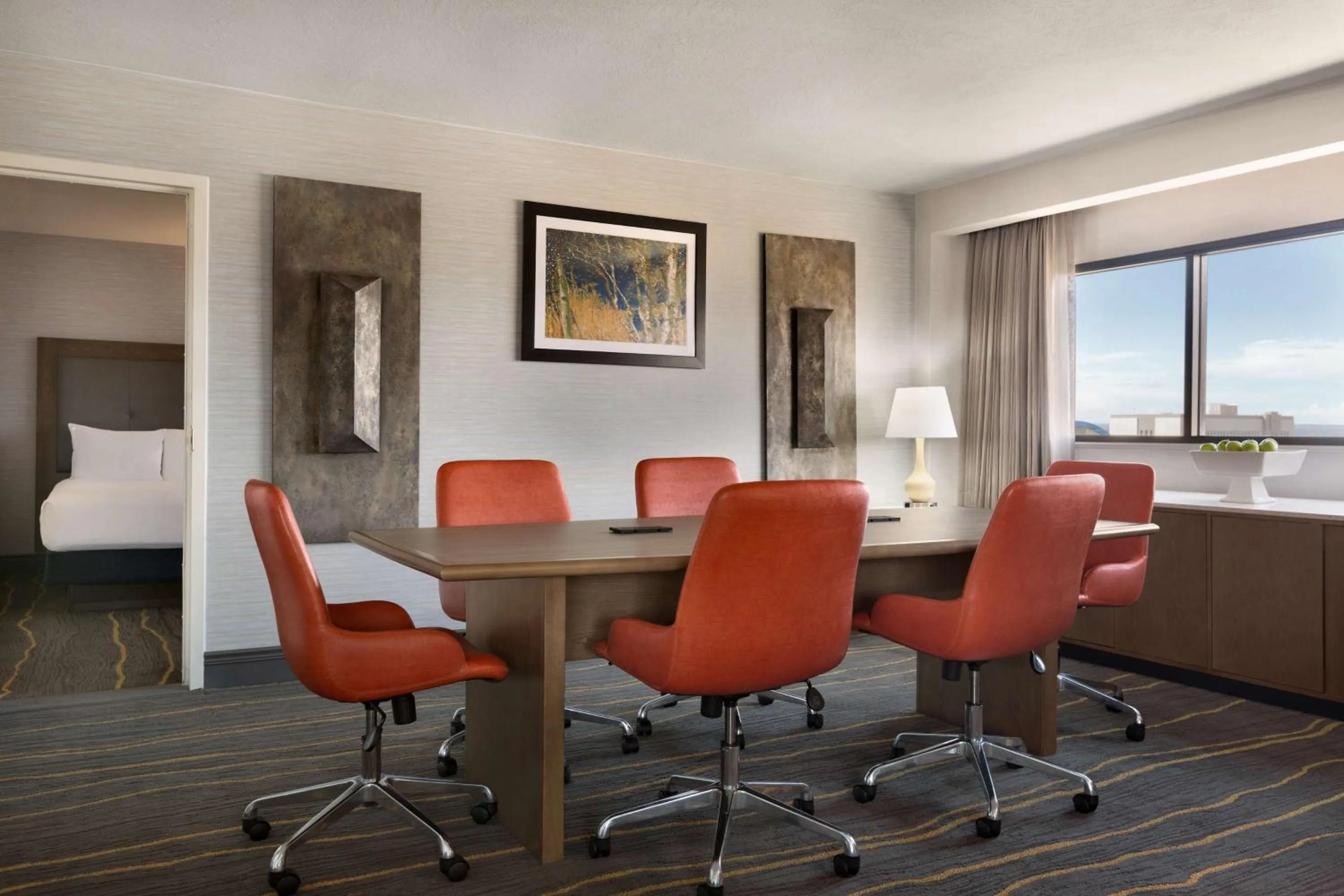 Bed in DoubleTree by Hilton Hotel Albuquerque