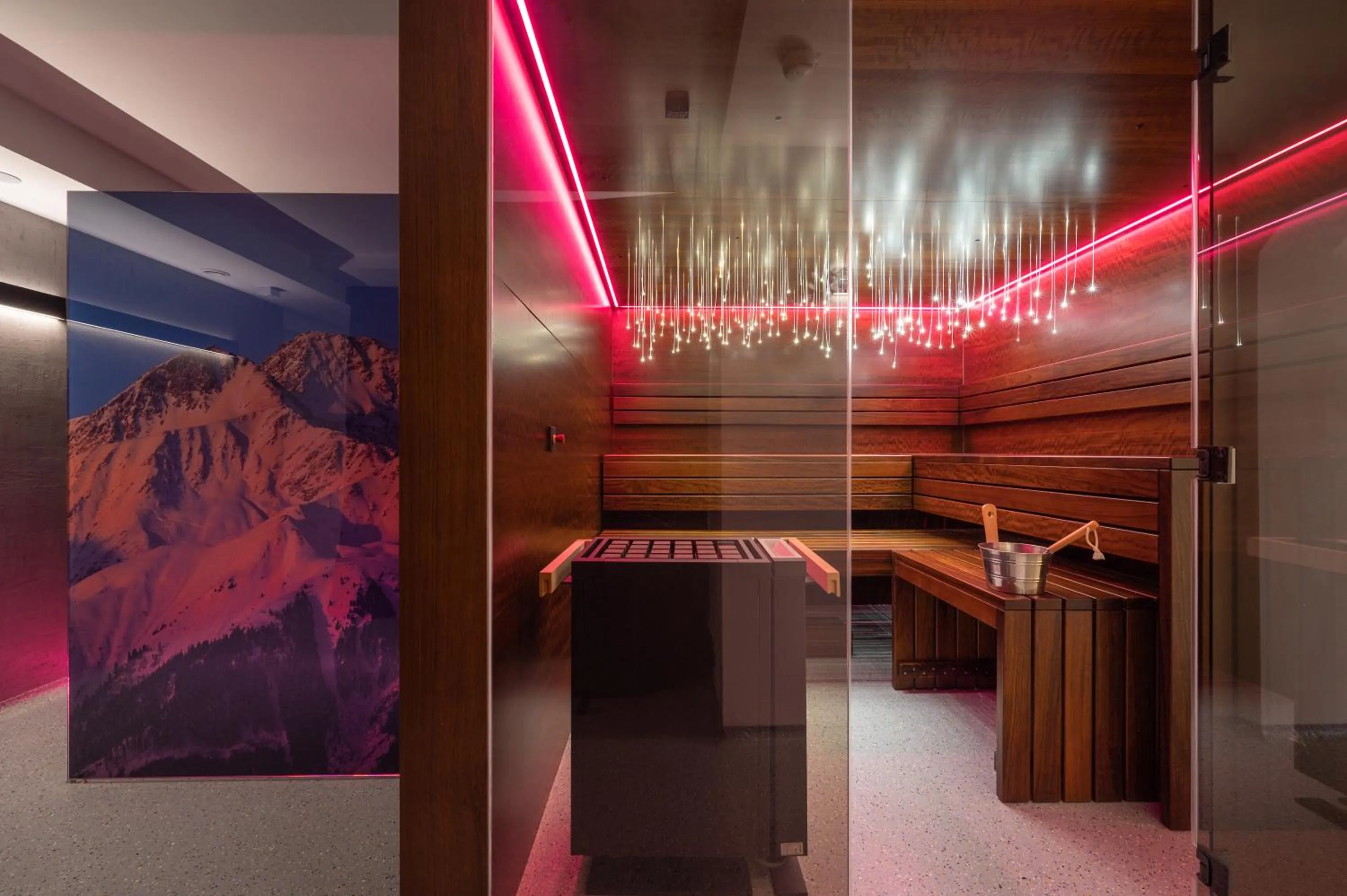 Spa and wellness centre/facilities in Apartments zur Sonne