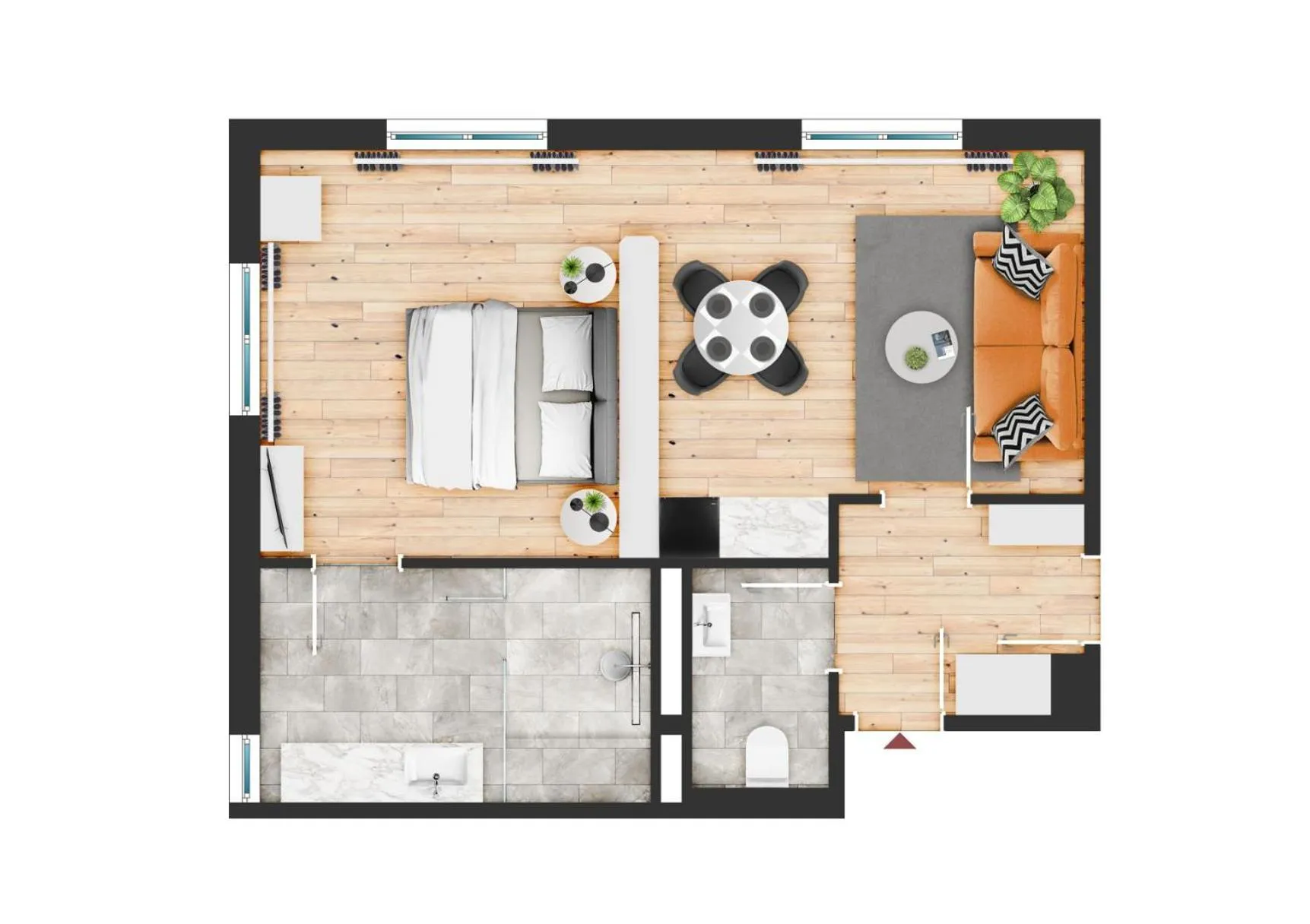 Floor plan in Apartments zur Sonne