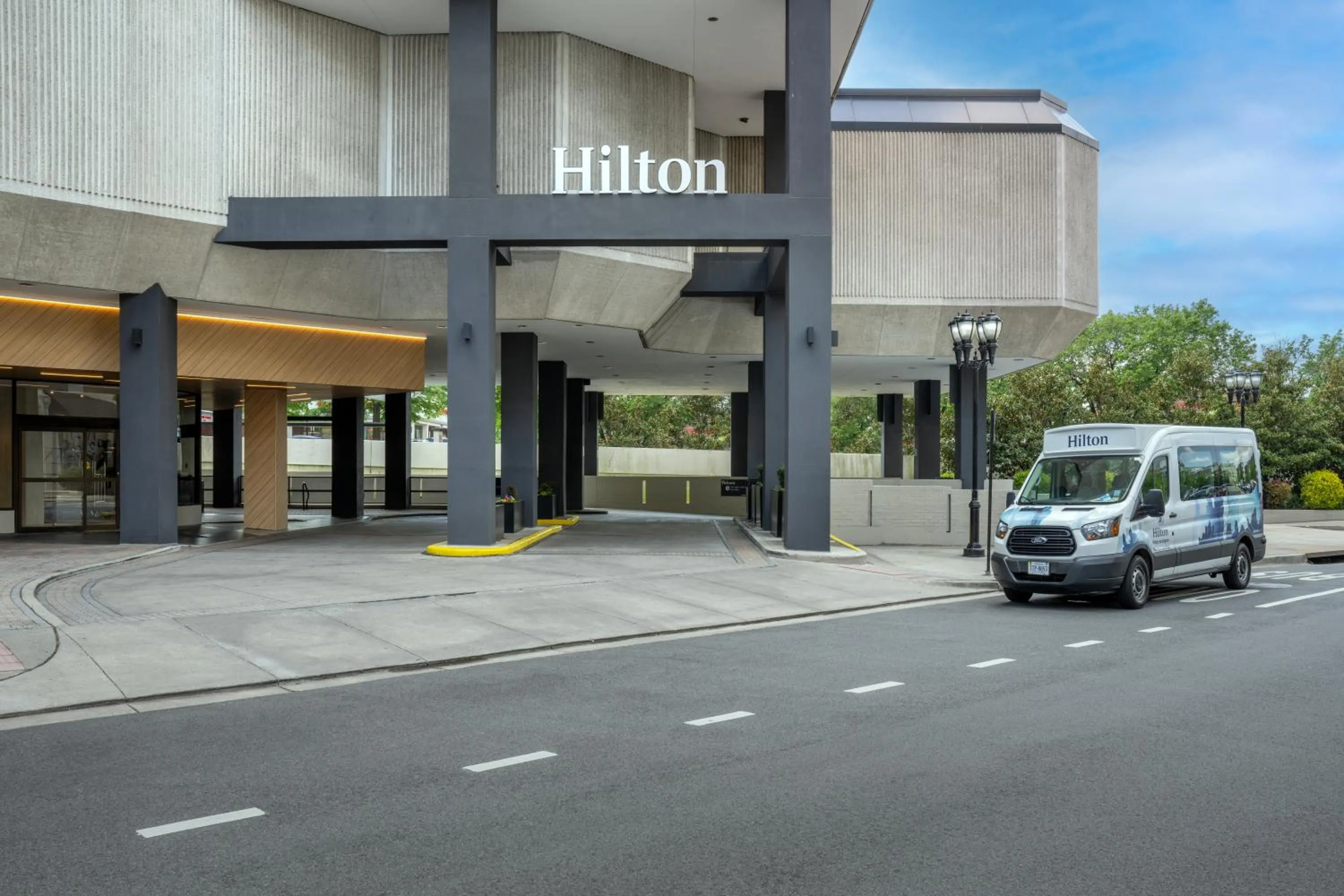 shuttle in Hilton Arlington National Landing