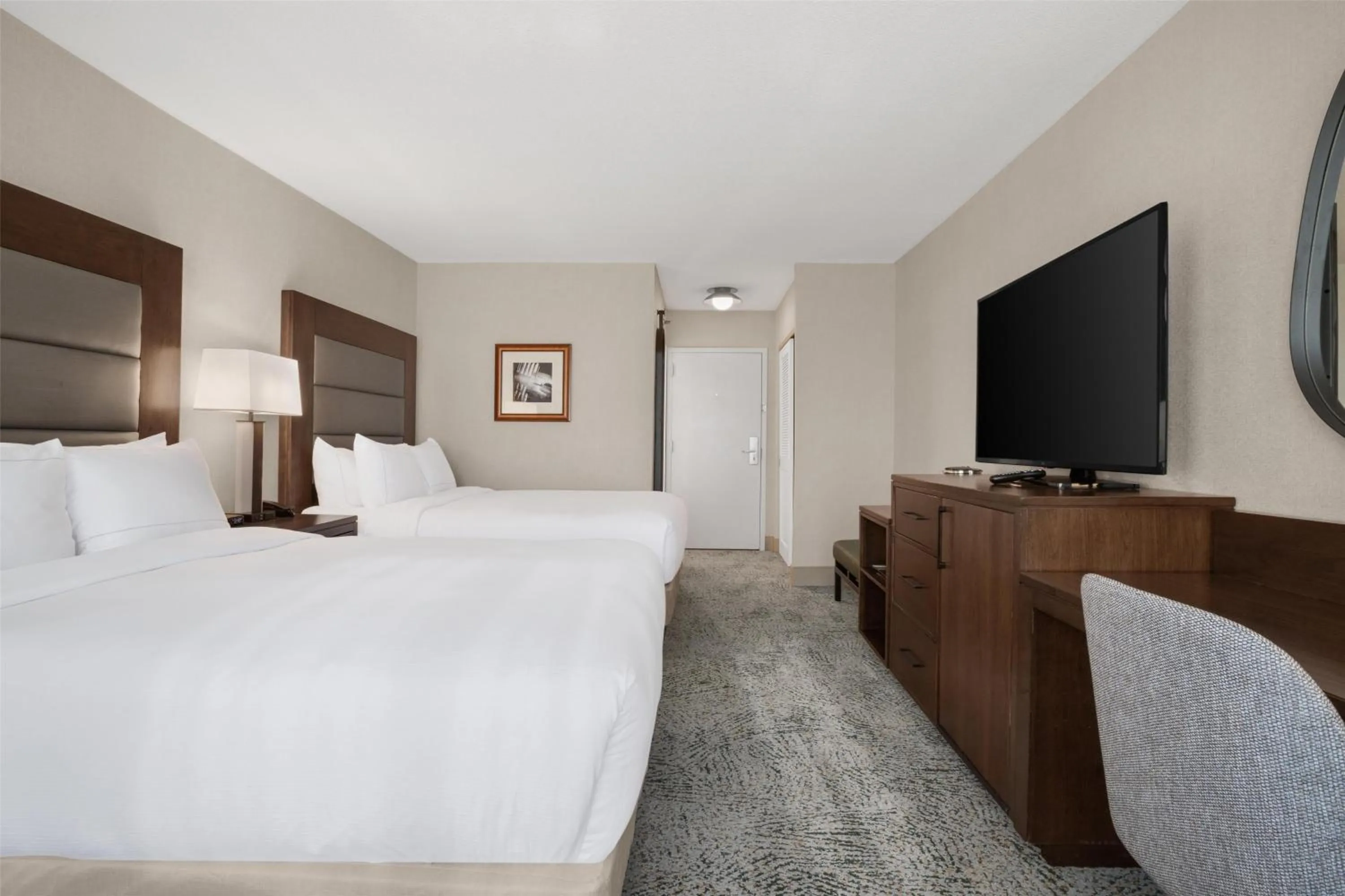 Bed in Hilton Arlington National Landing