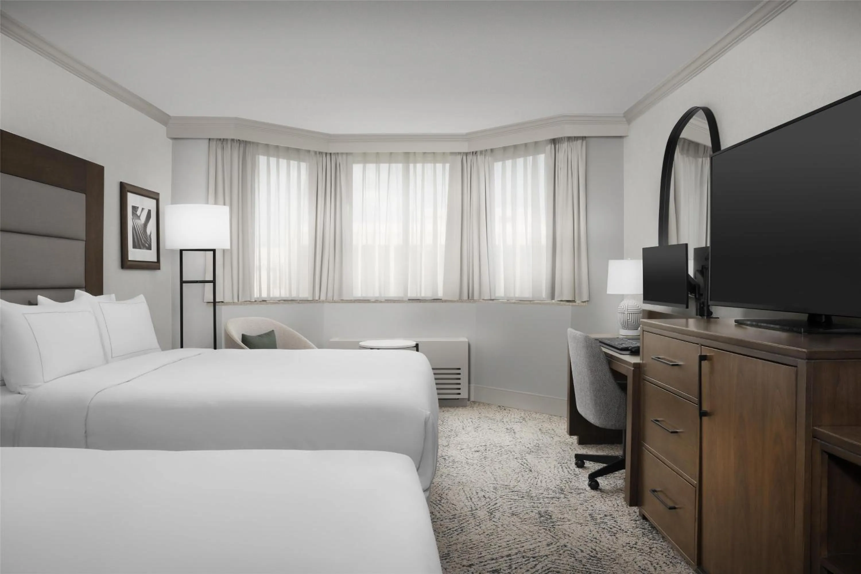 Bed in Hilton Arlington National Landing