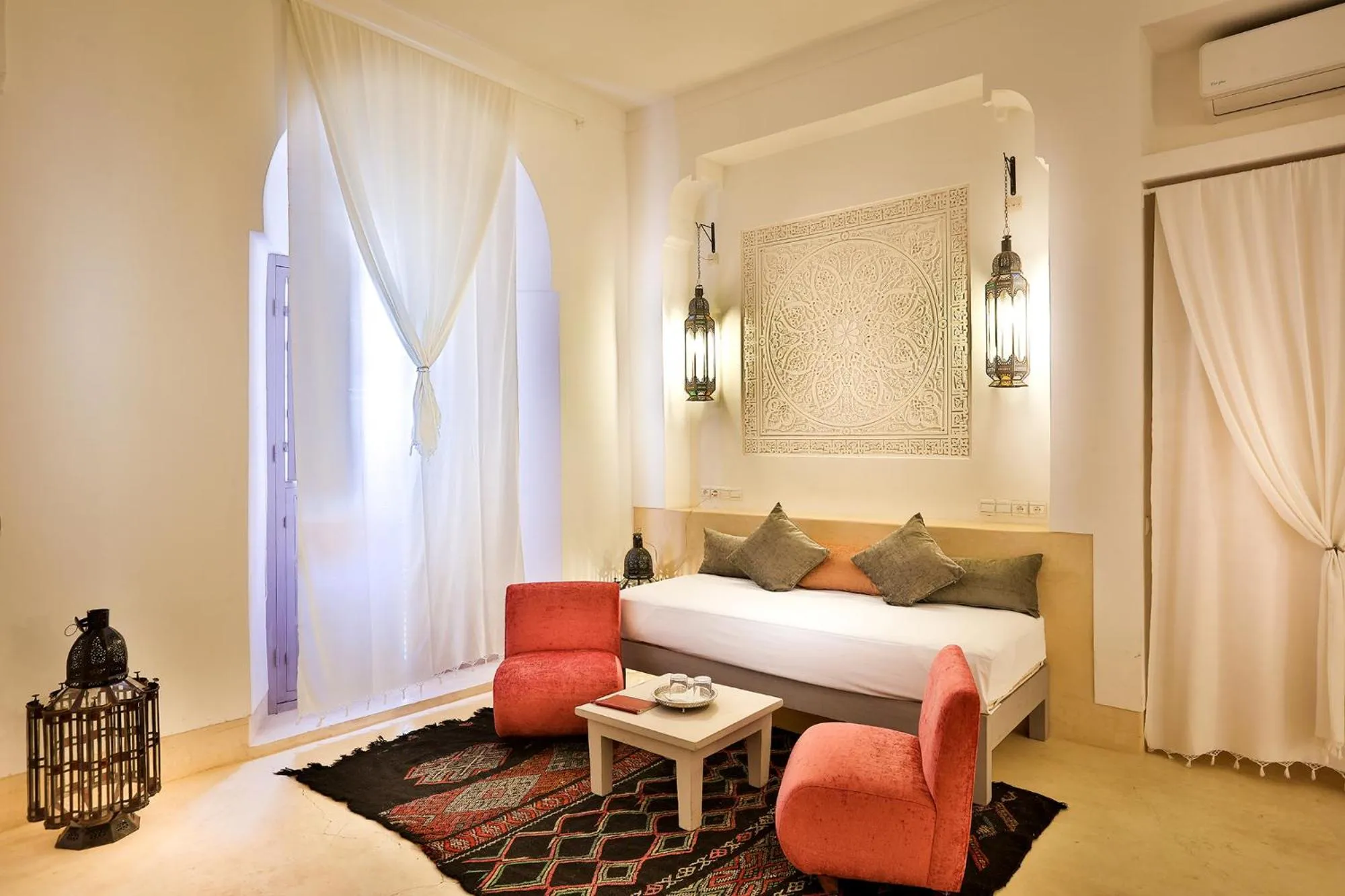 Bedroom, Bed in Hotel & Spa Riad Al Jazira