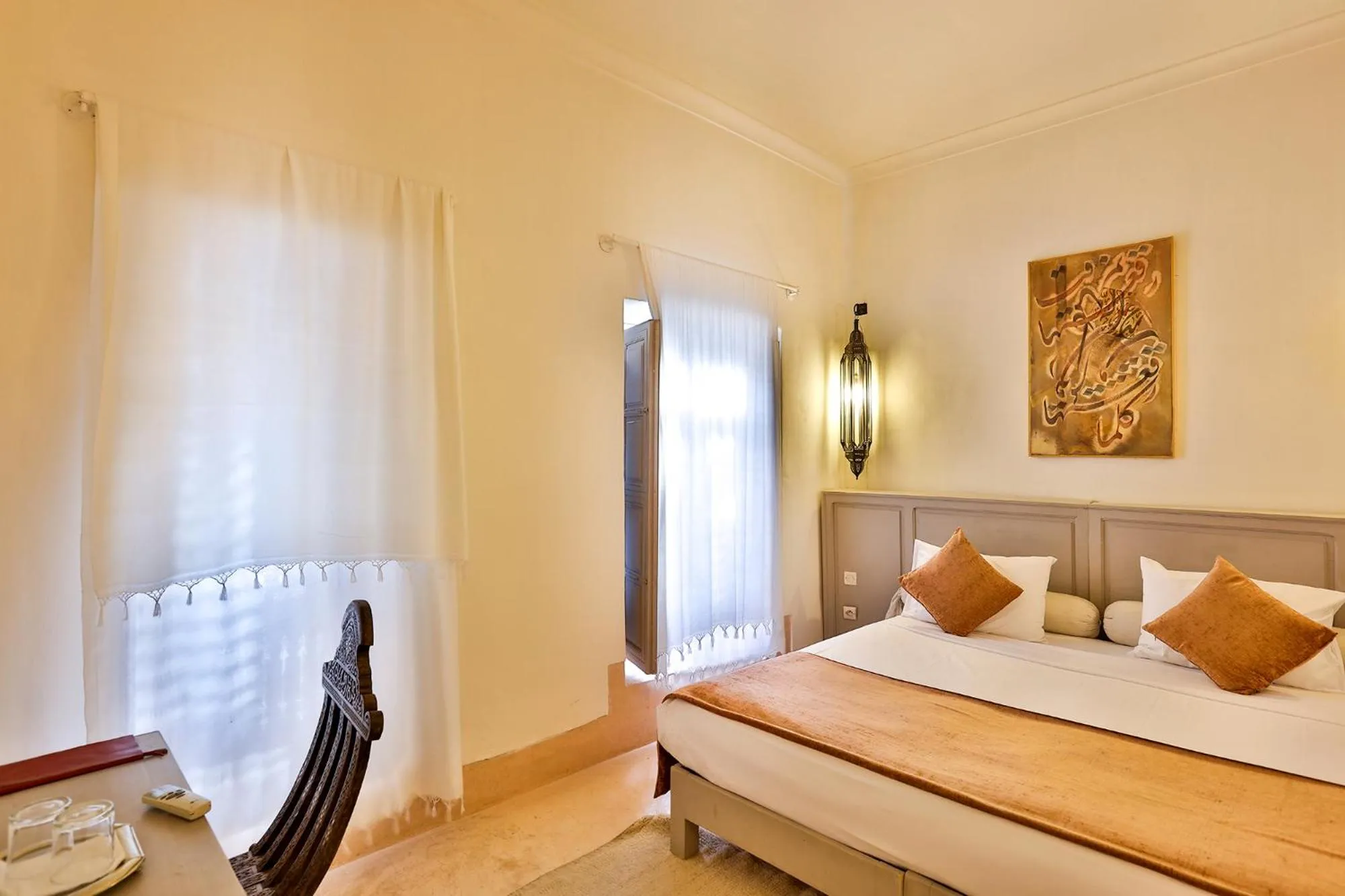 Bedroom, Bed in Hotel & Spa Riad Al Jazira