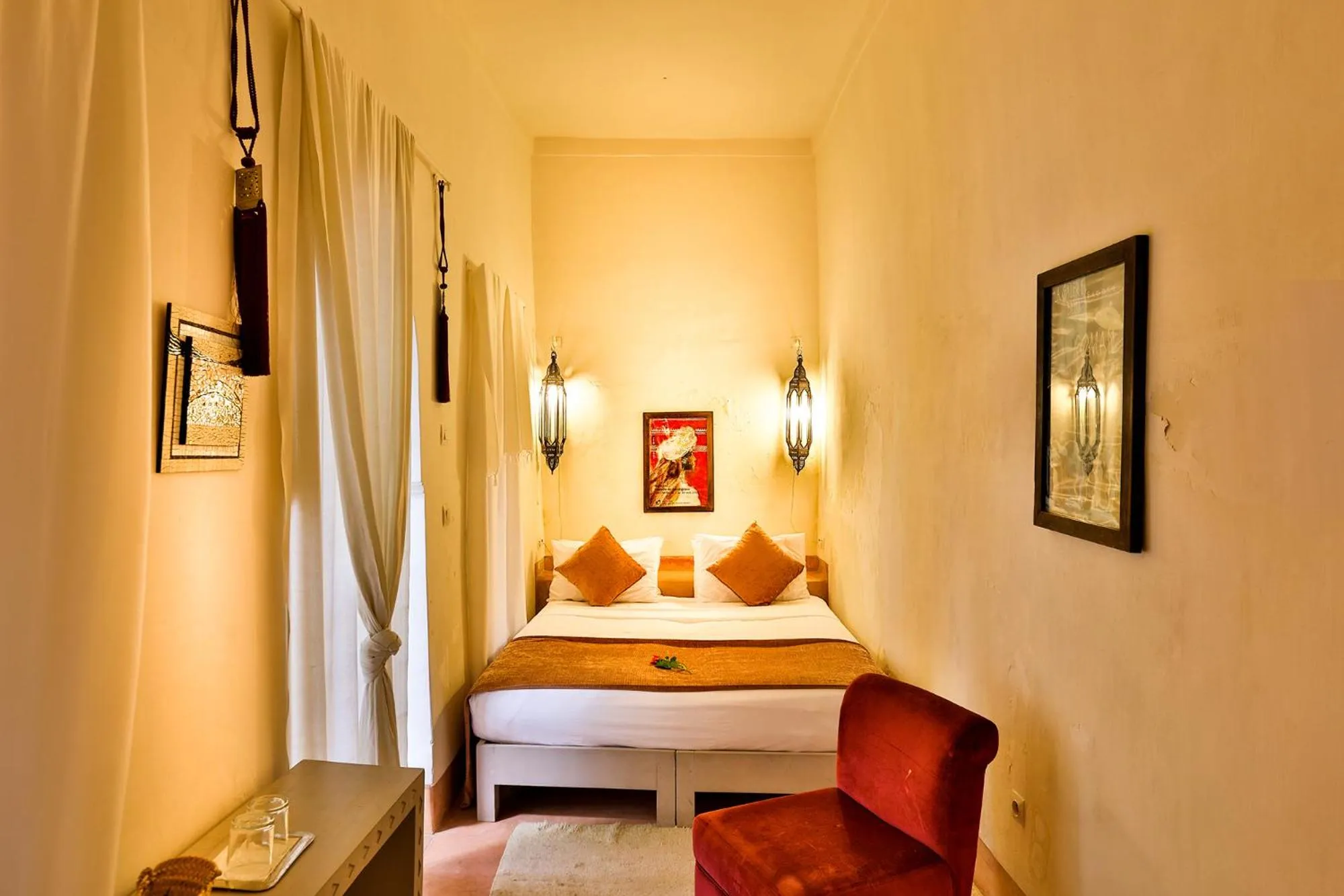 Bedroom, Bed in Hotel & Spa Riad Al Jazira