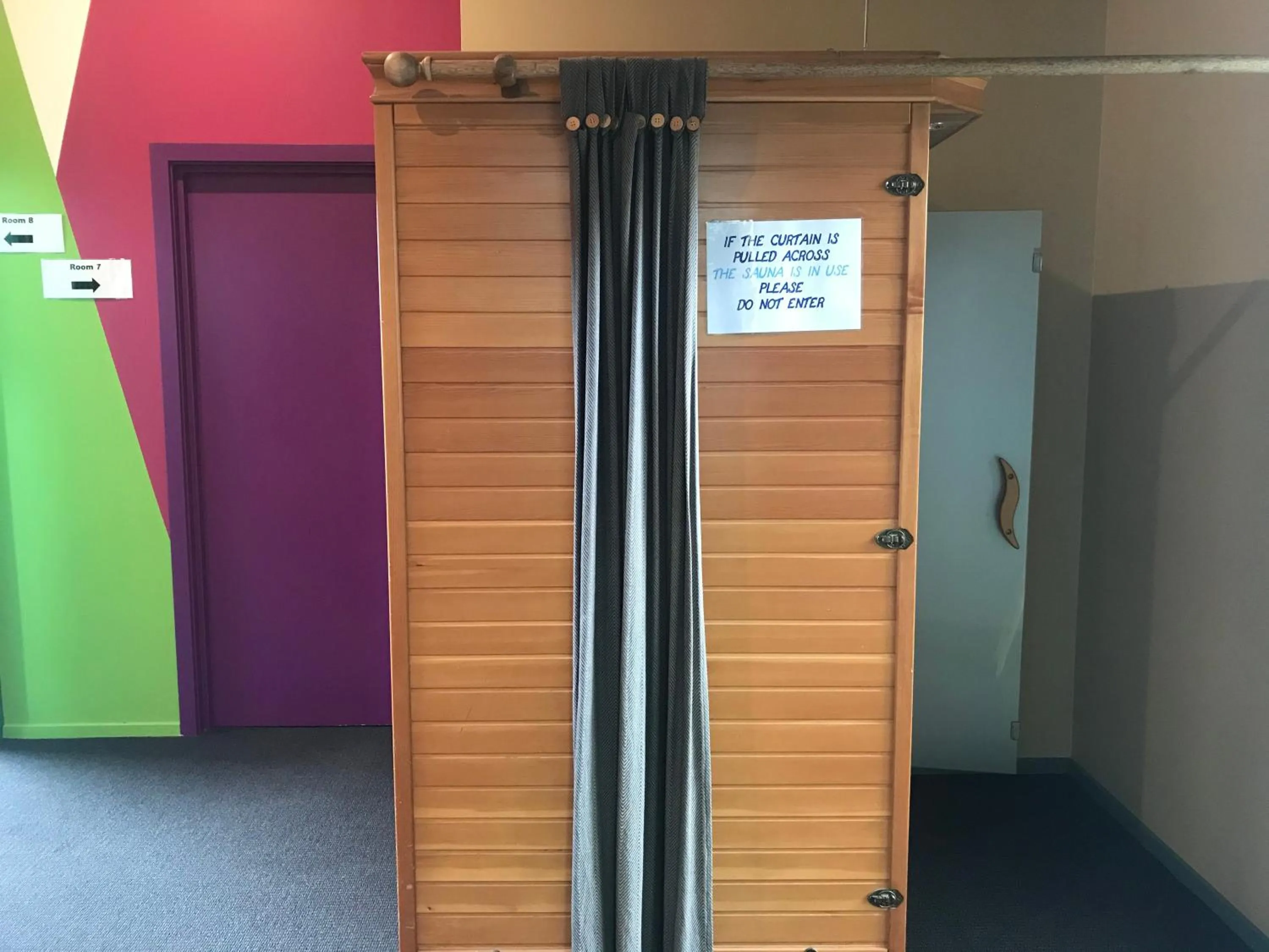 Sauna in YHA Nelson - Backpackers