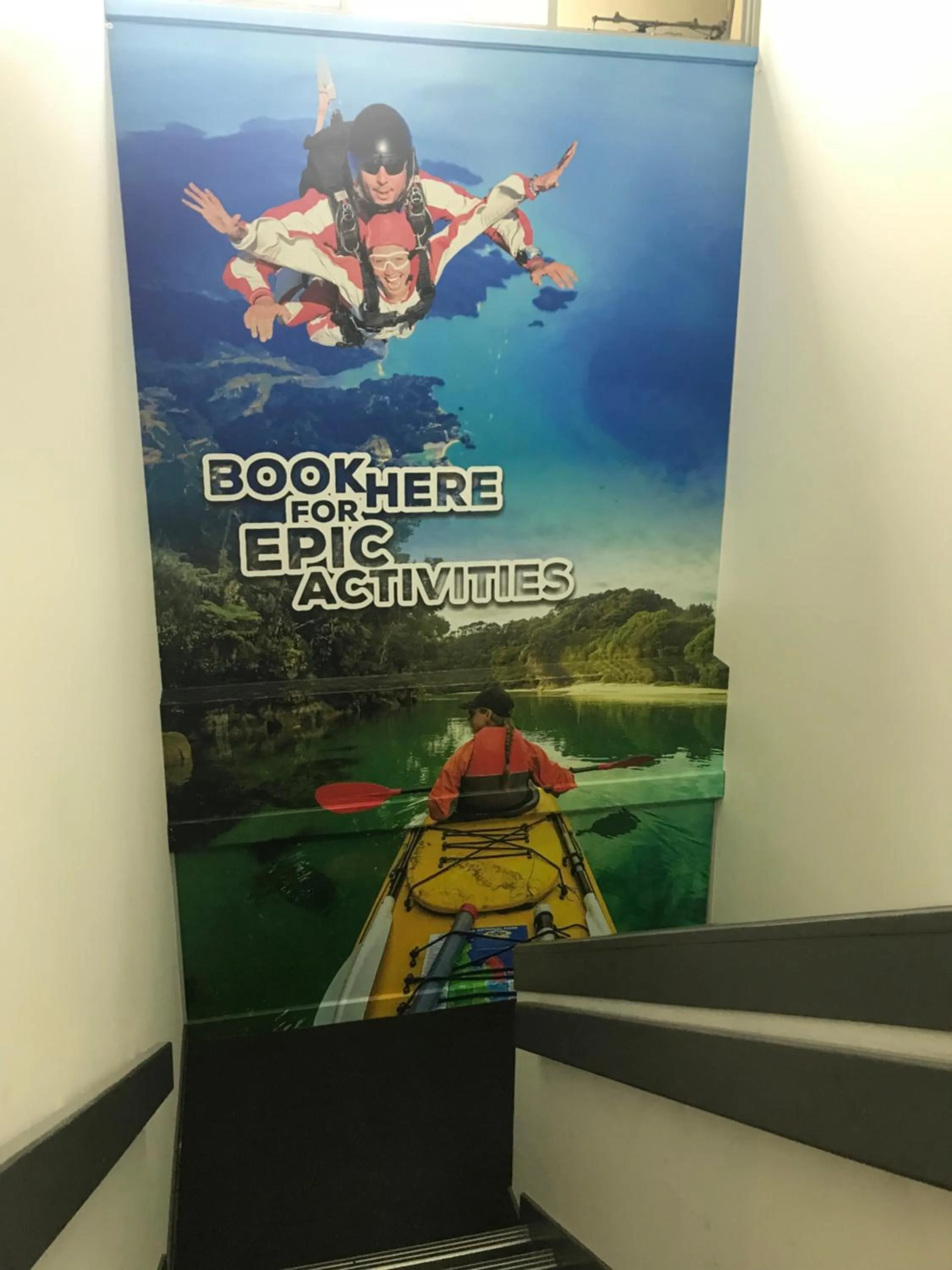 Decorative detail in YHA Nelson - Backpackers