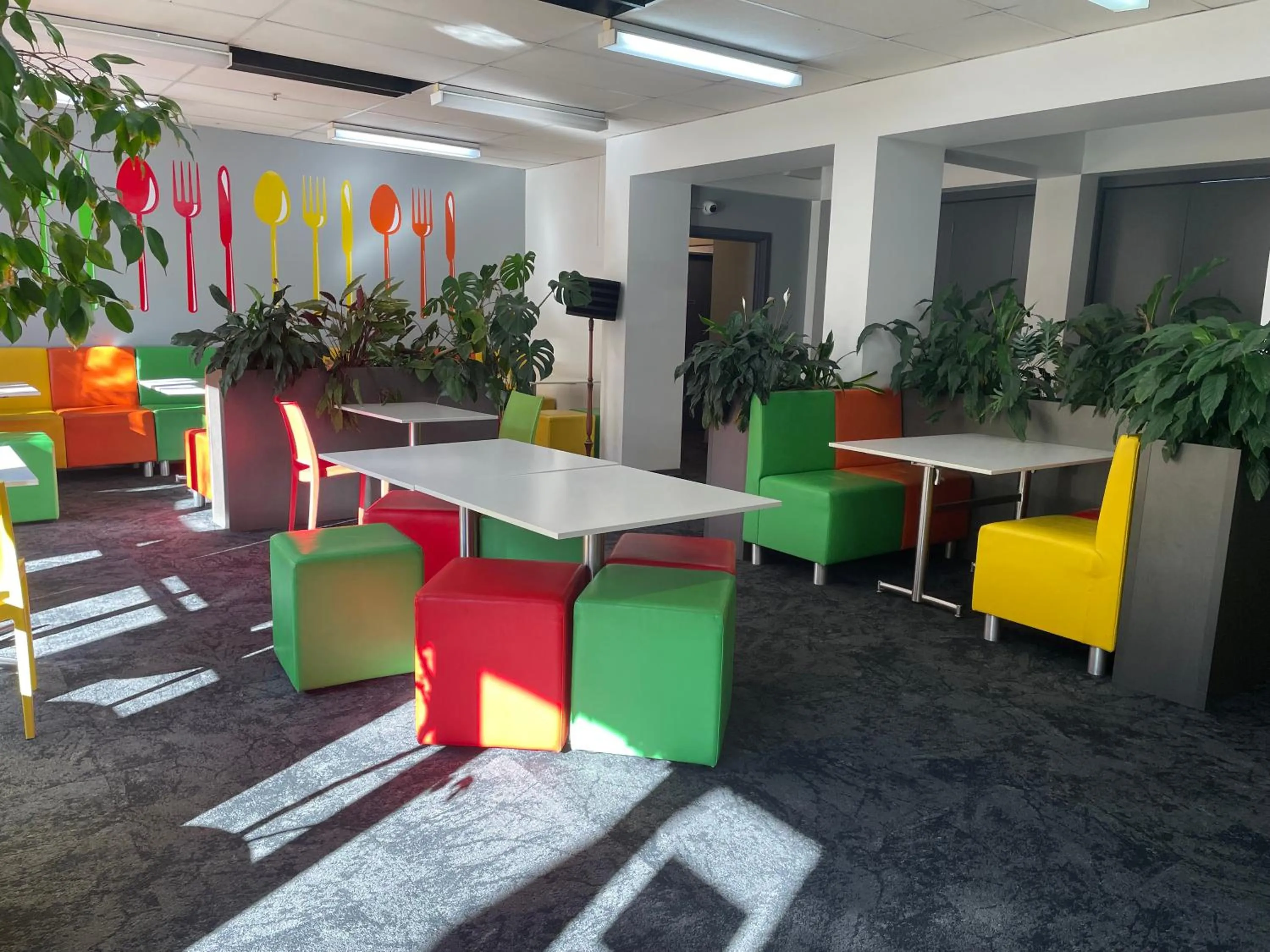 Dining area in YHA Nelson - Backpackers