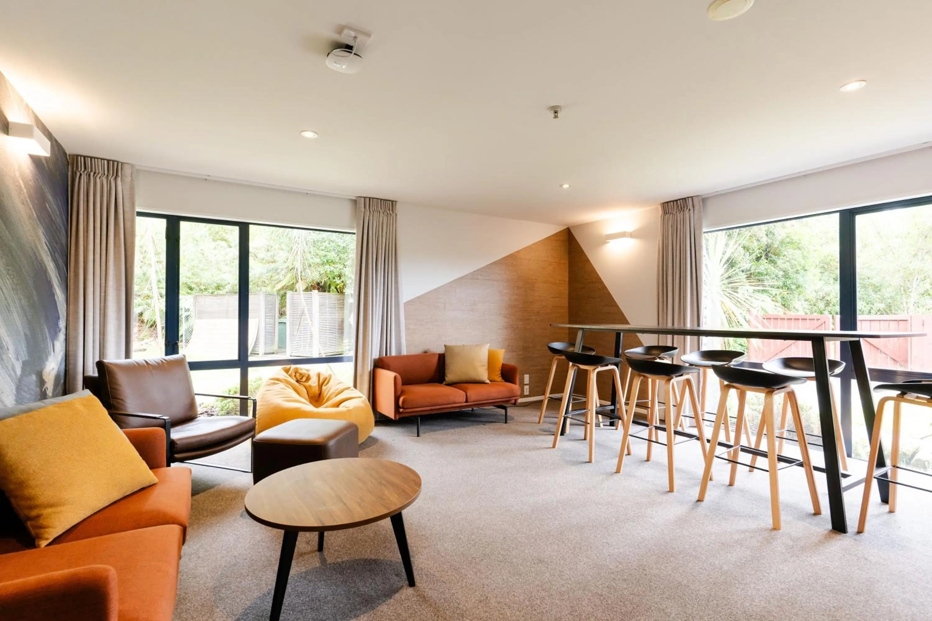 Living room in Haka House Franz Josef