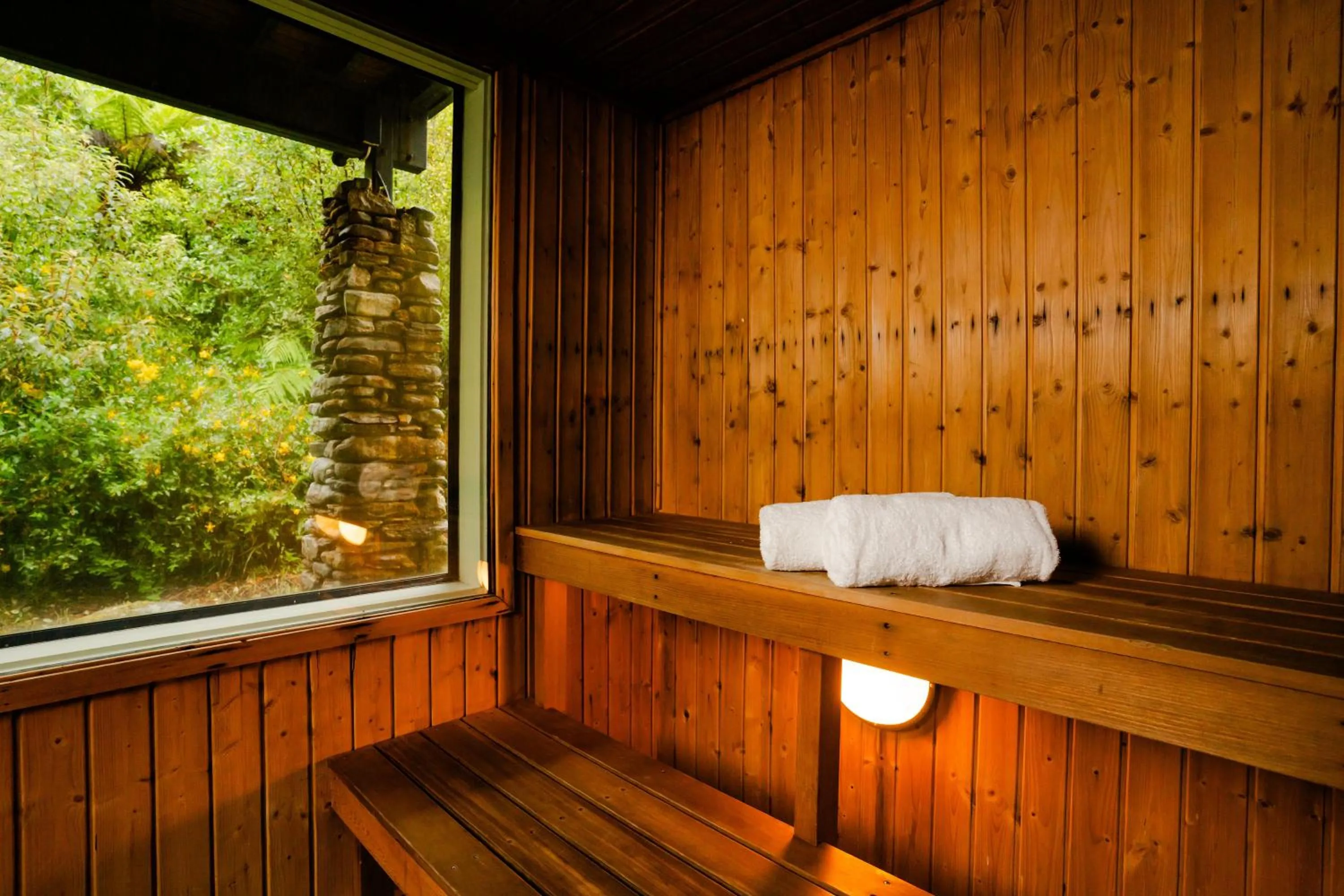 Sauna in Haka House Franz Josef