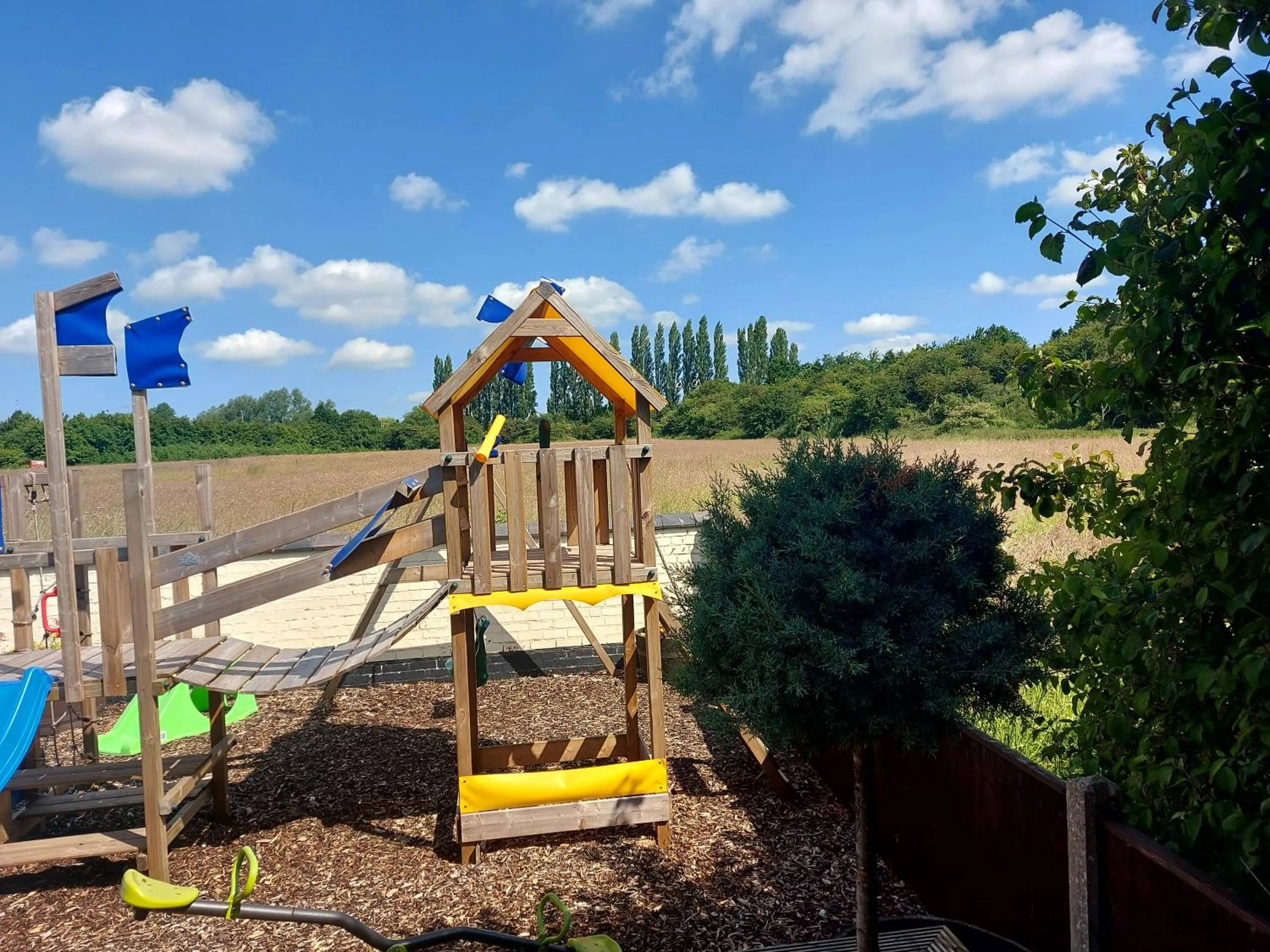 Garden view in Chatterley House