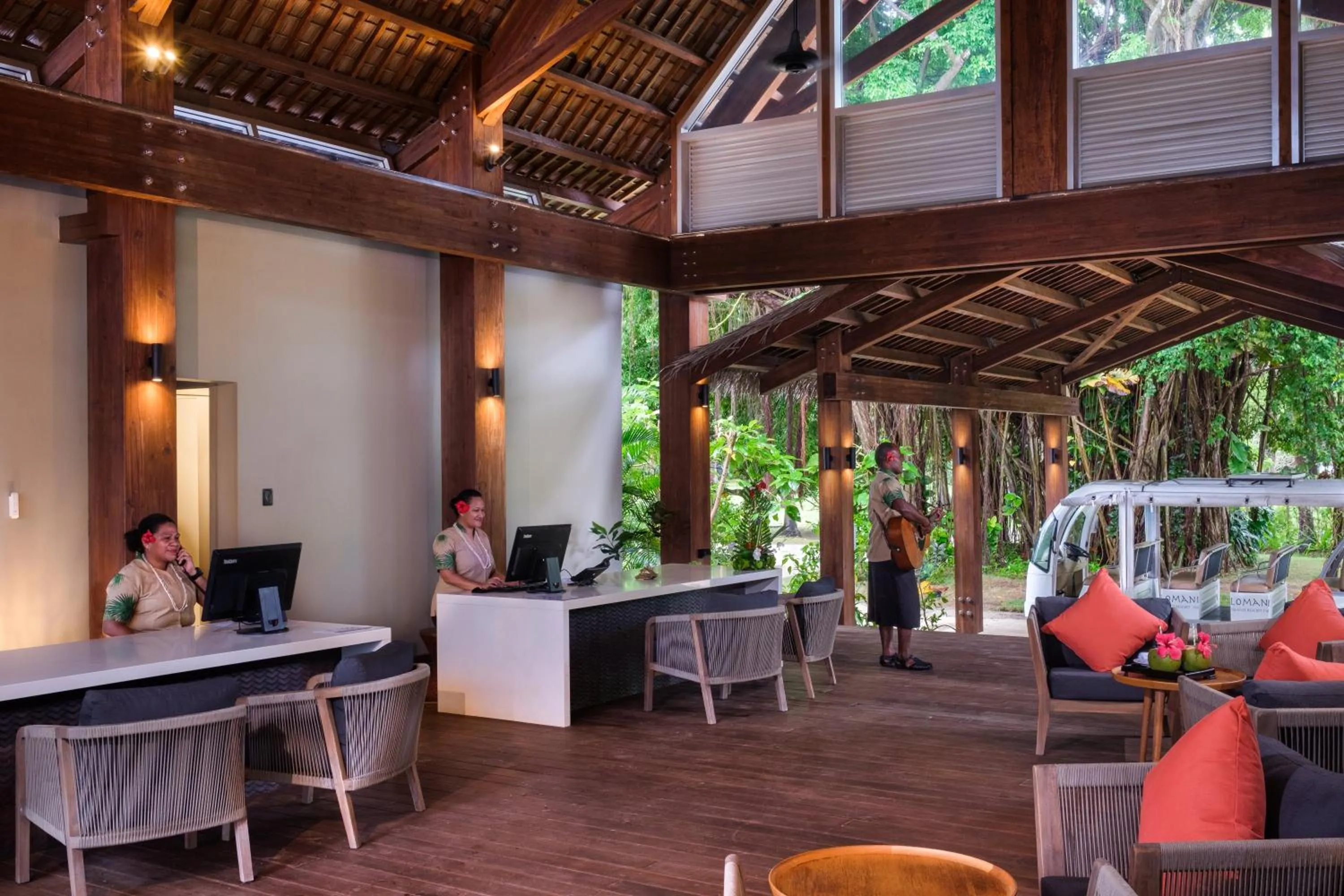 Lobby or reception in Lomani Island Resort & Spa