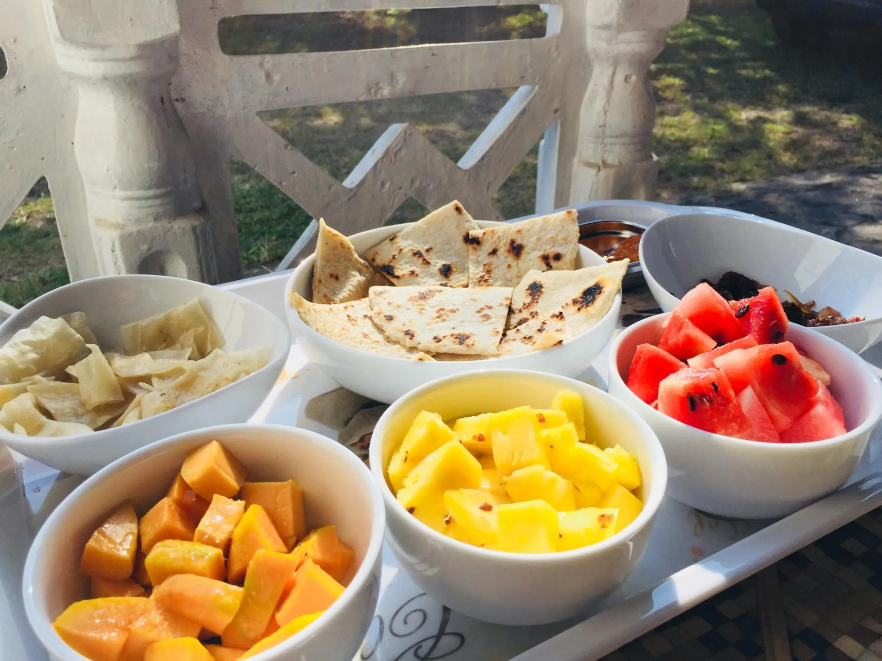 Continental breakfast in MA Villa Unawatuna