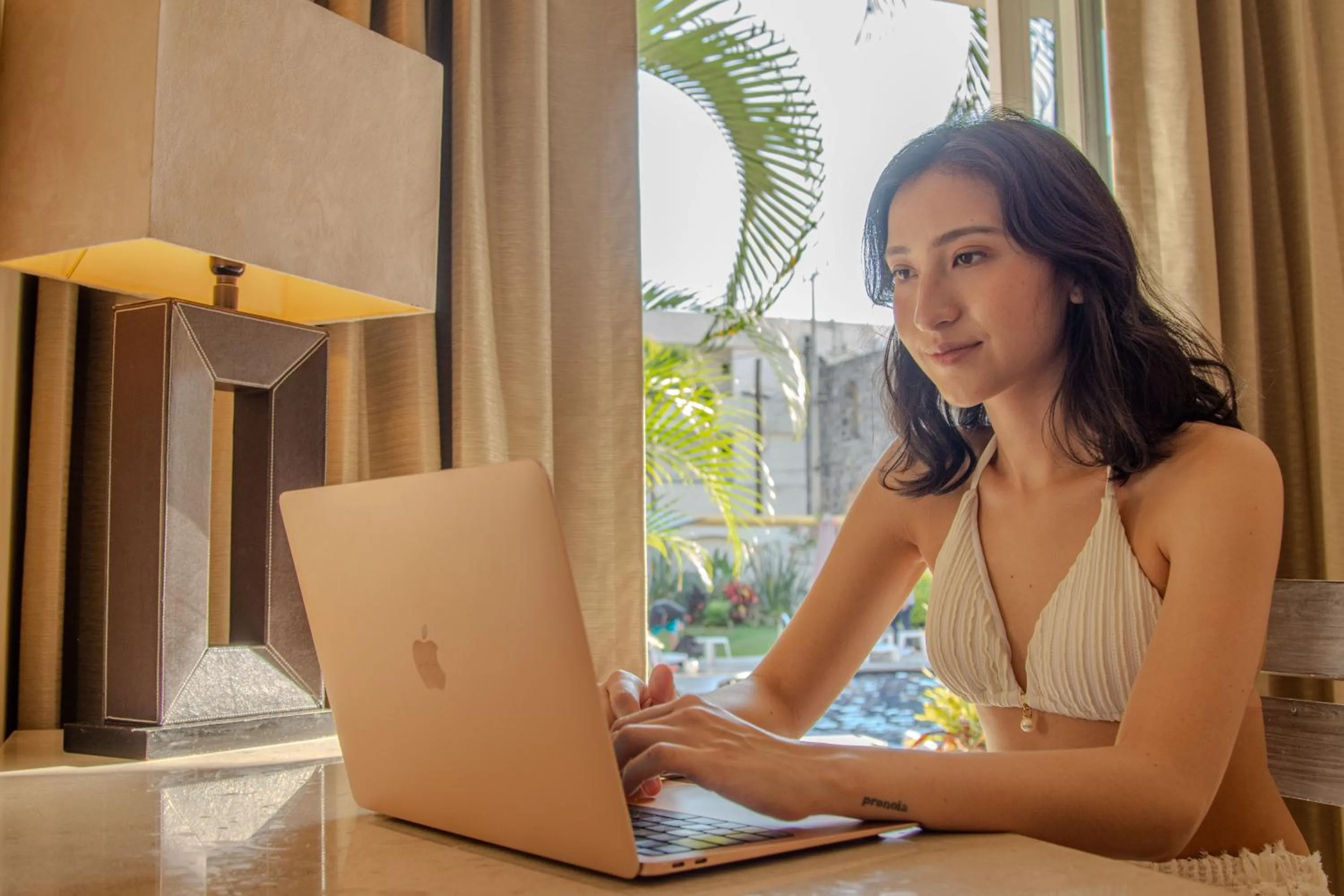 Garden view in Casa Francisco