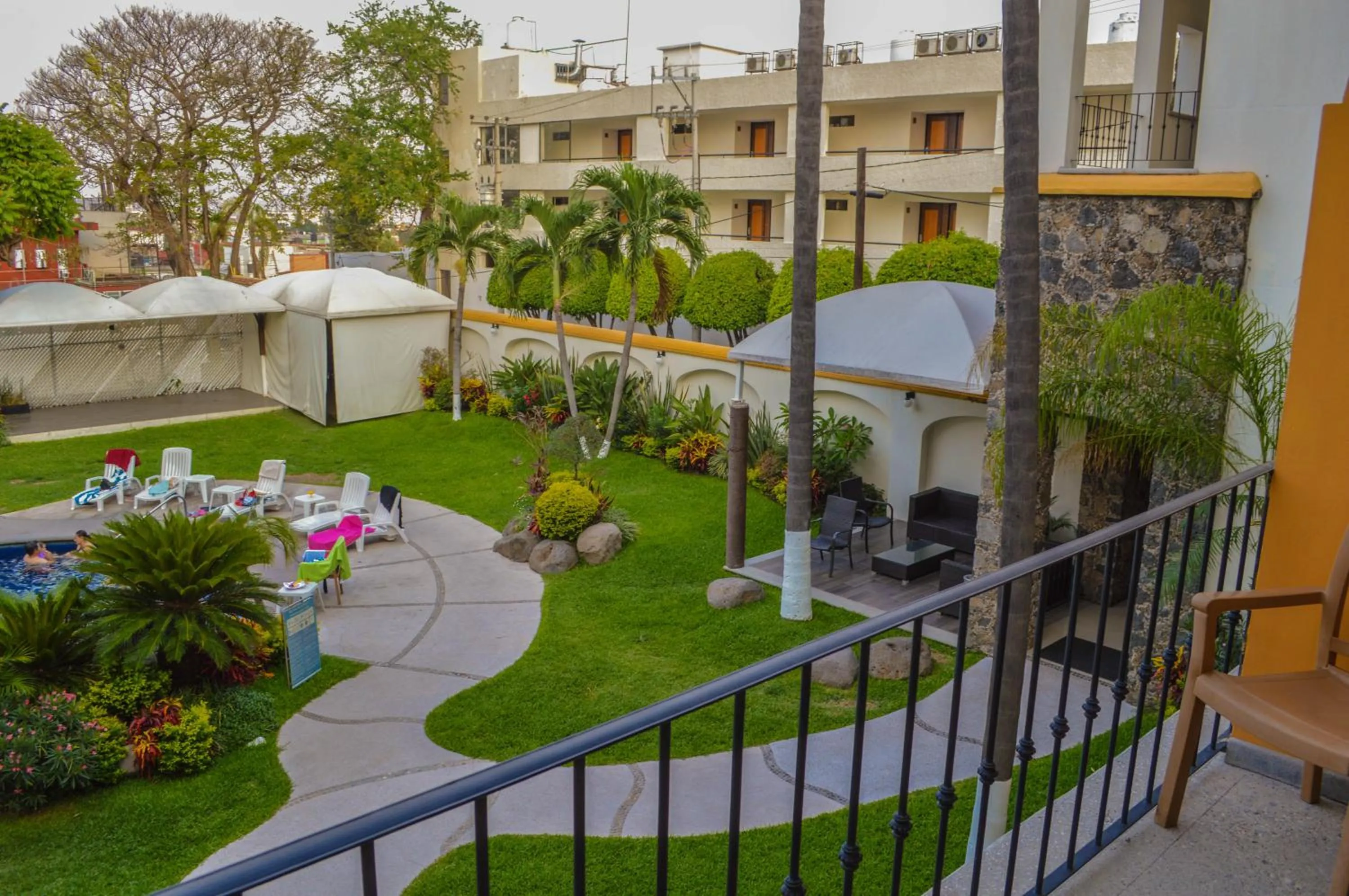 Garden view in Casa Francisco