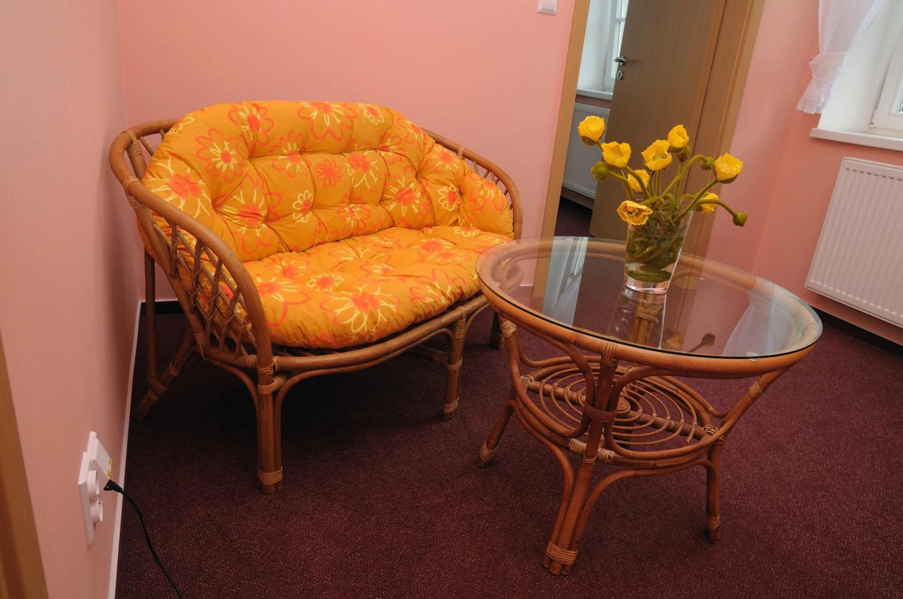 Seating area in Lázně Evženie