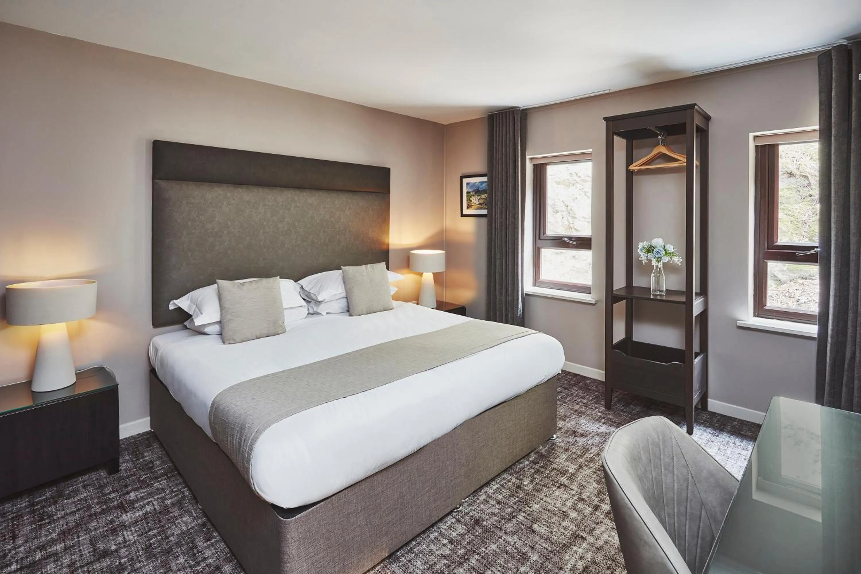 Bed in The Ranald Hotel