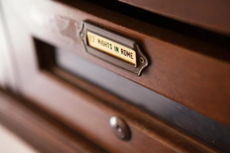 Facade/entrance in Nights In Rome