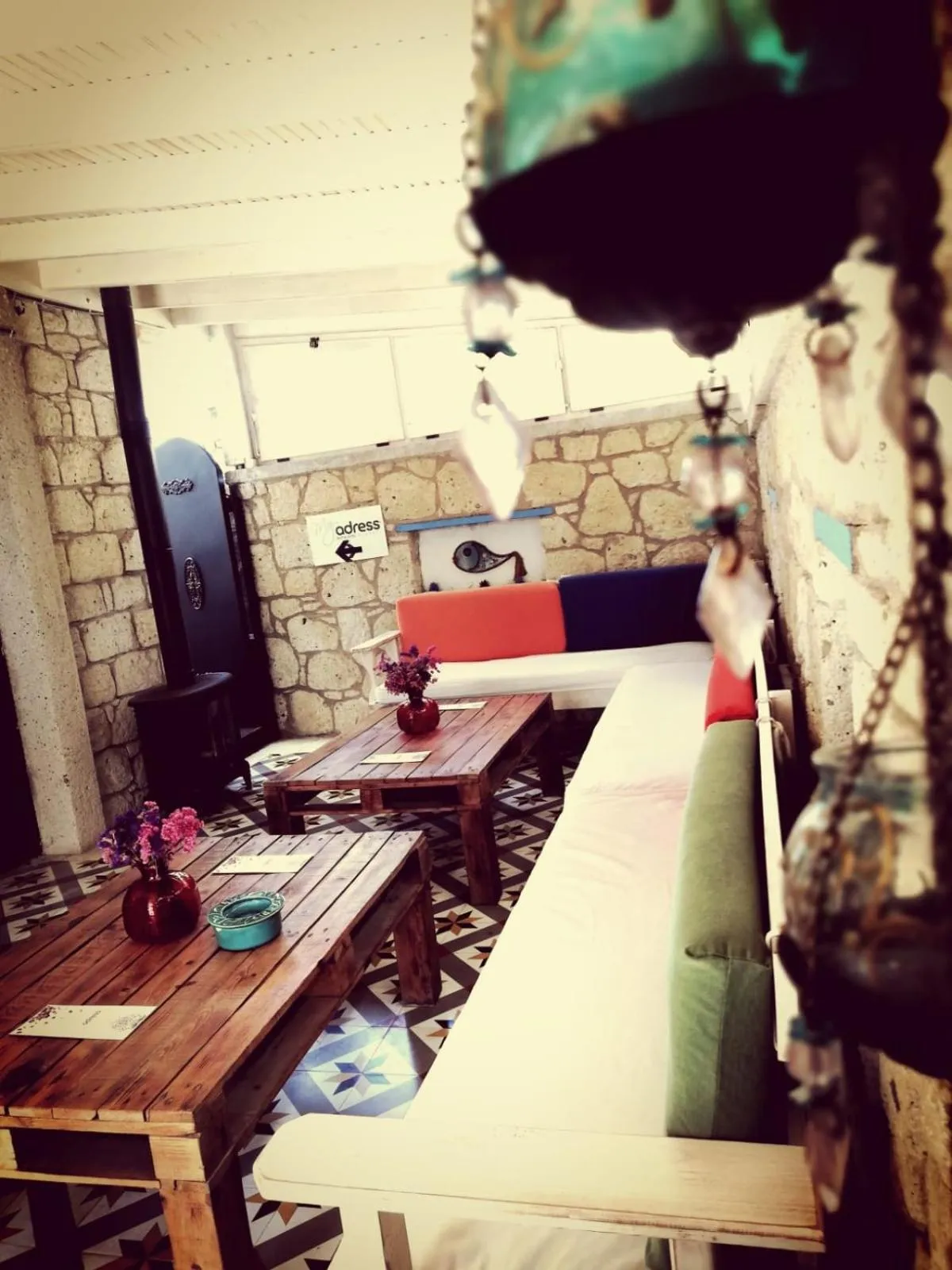 Lobby or reception, Kitchen/Kitchenette in My Adress Alaçatı Butik Otel