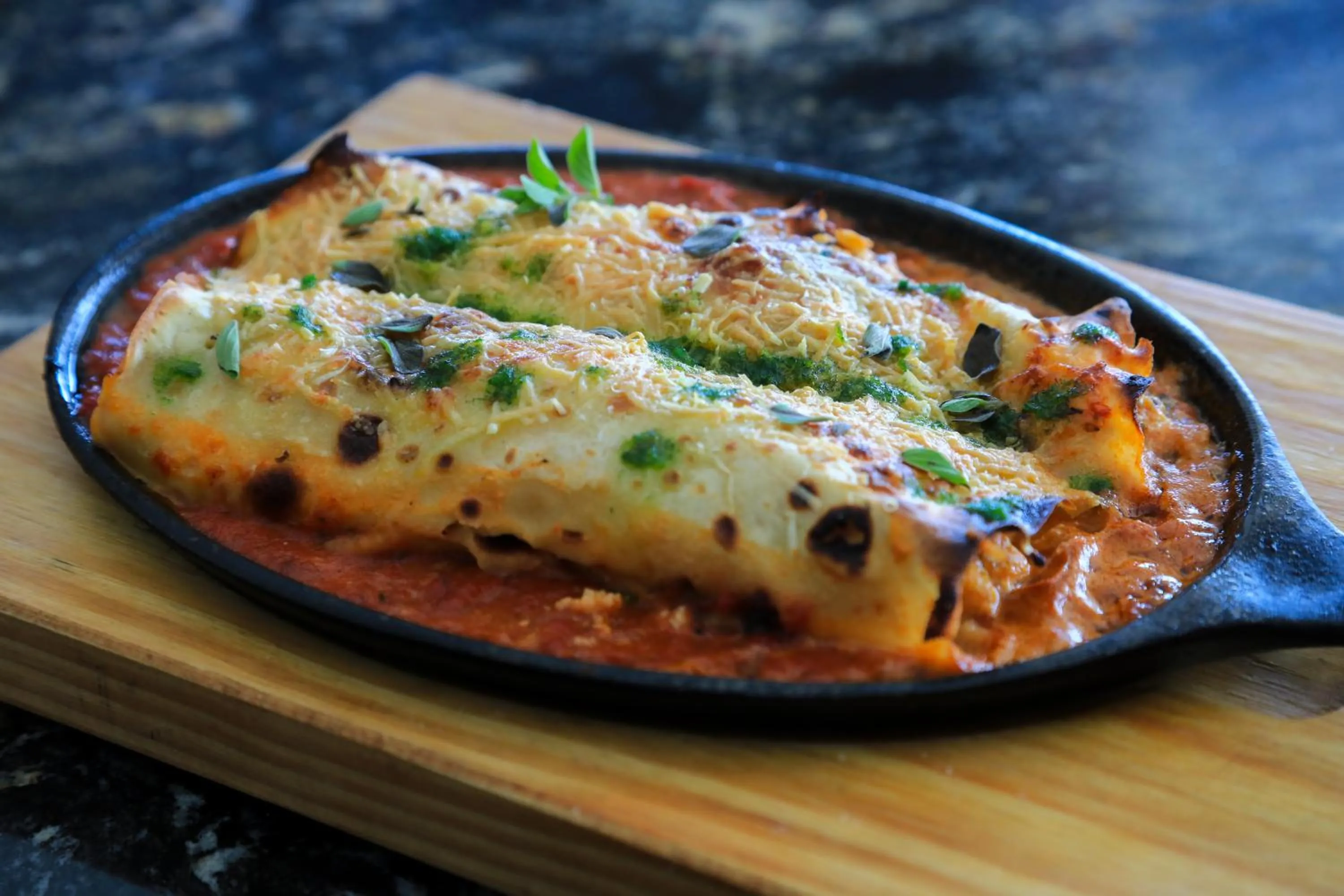 Food in El Carmelo Mountain Lodge