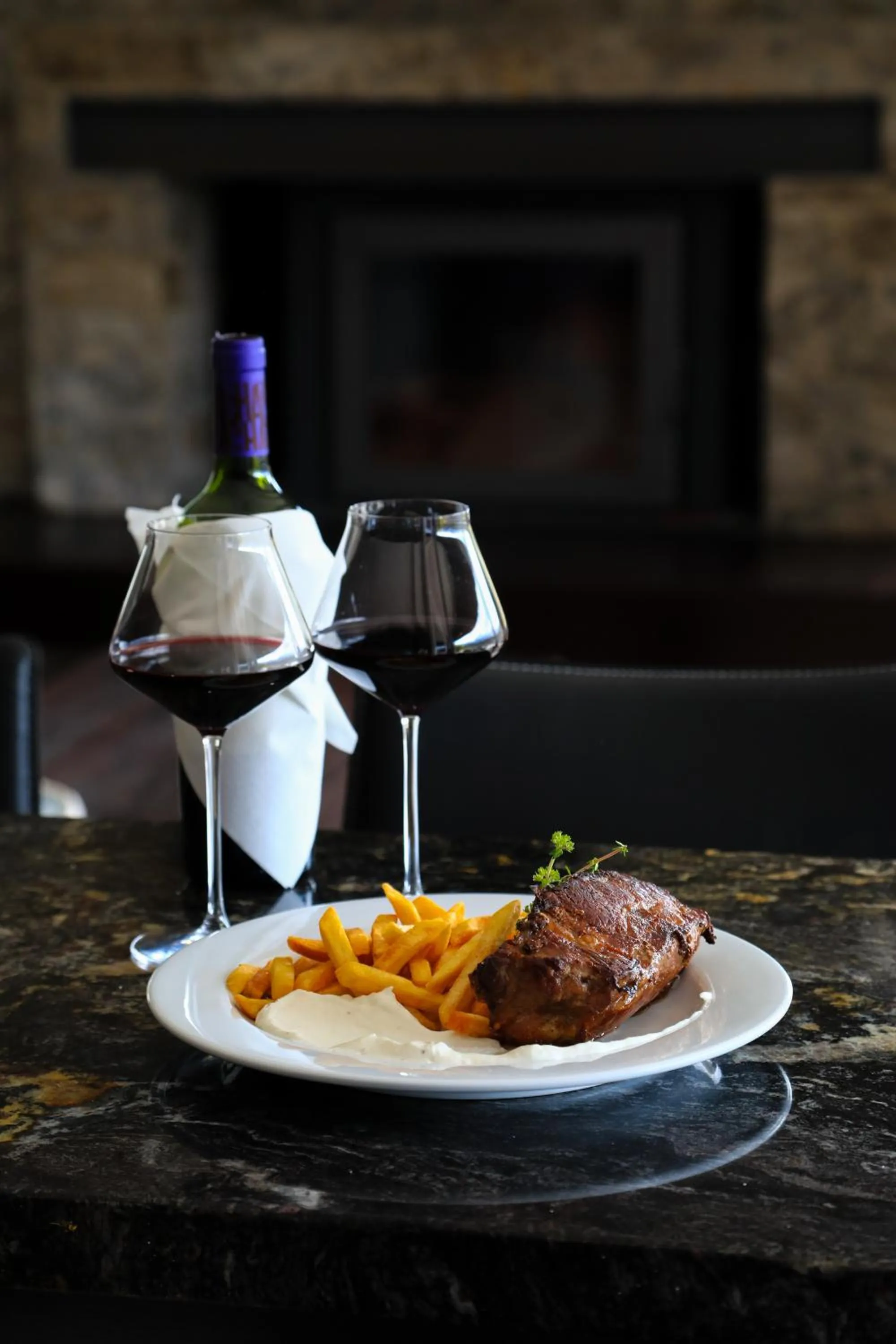 Food in El Carmelo Mountain Lodge